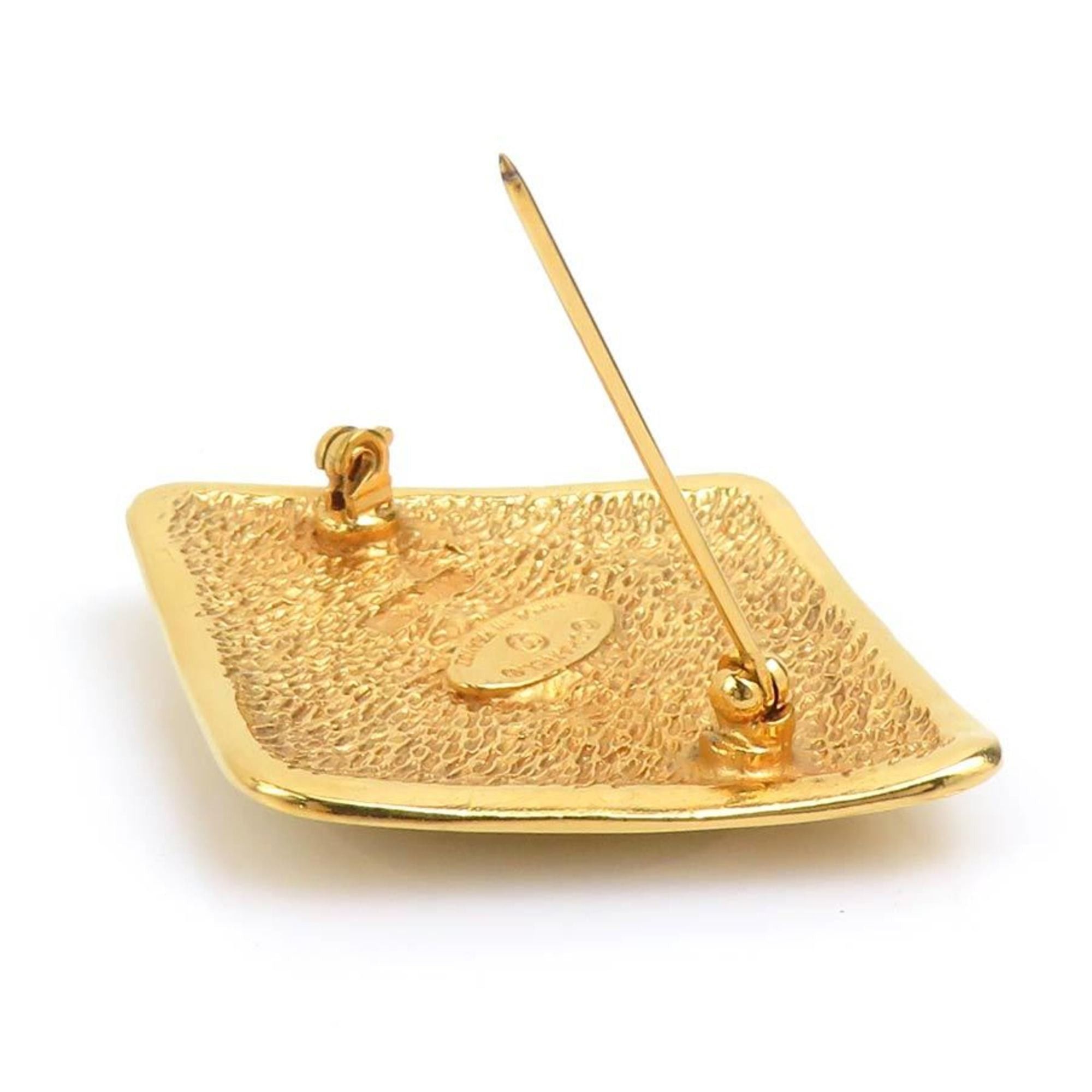 Chanel Chanel brooch, Coco Mark, metal, gold, women's, free shipping, e61608i Size ONE SIZE - 5 Thumbnail