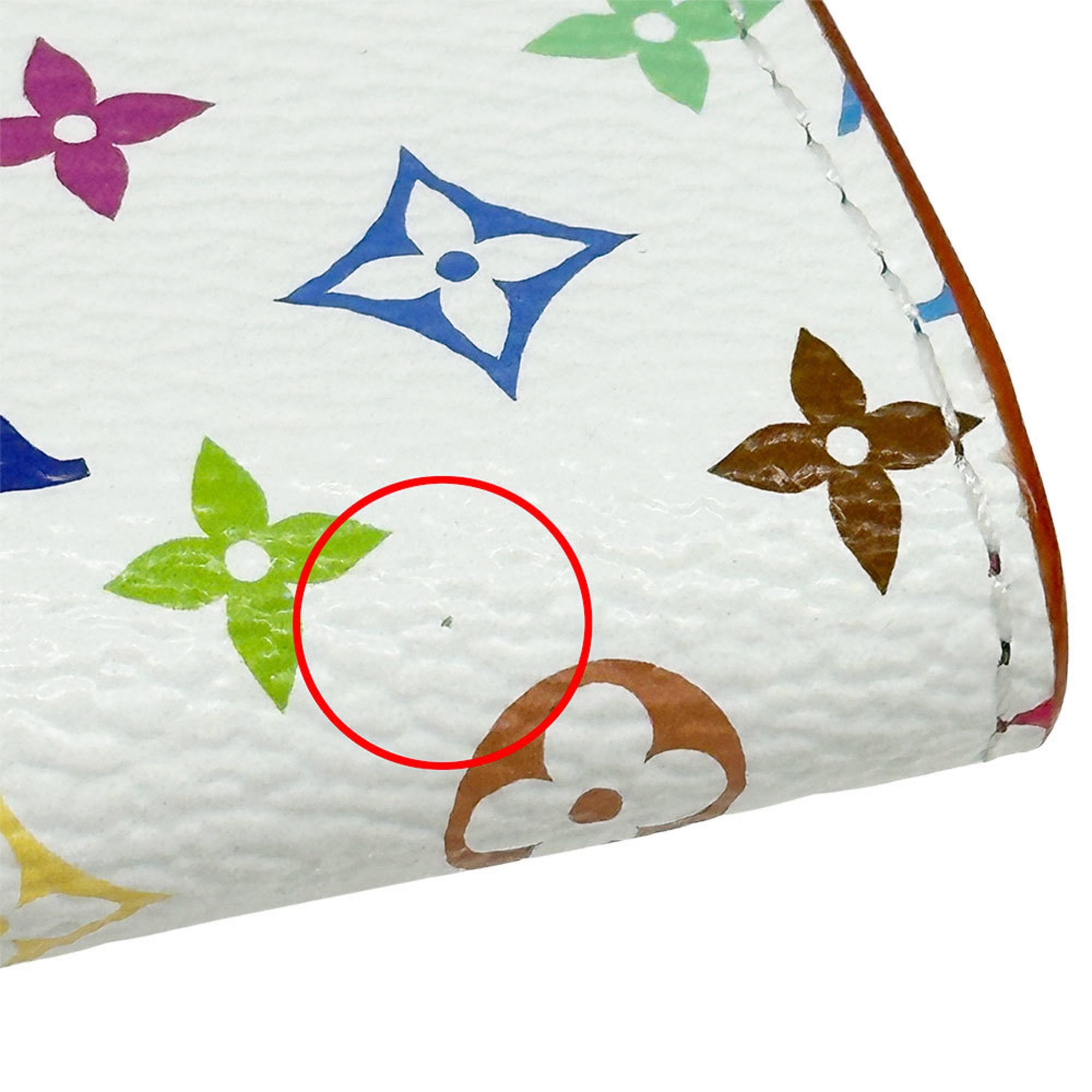 Louis Vuitton Louis Vuitton Women's Monogram Multicolore Wallet, LV×TM Porte Monnaie Rosalie in White, Multicolore, M13399 Compact Mini Wallet Size ONE SIZE - 10 Thumbnail