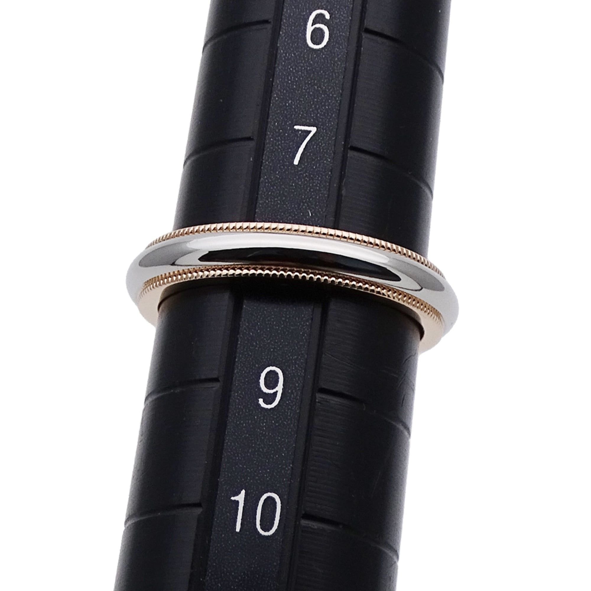 Tiffany & Co. Tiffany & Co. Women's Ring, PT950 750PG, Together Milgrain Band, Platinum, Pink Gold, Polished Size ONE SIZE - 7 Thumbnail