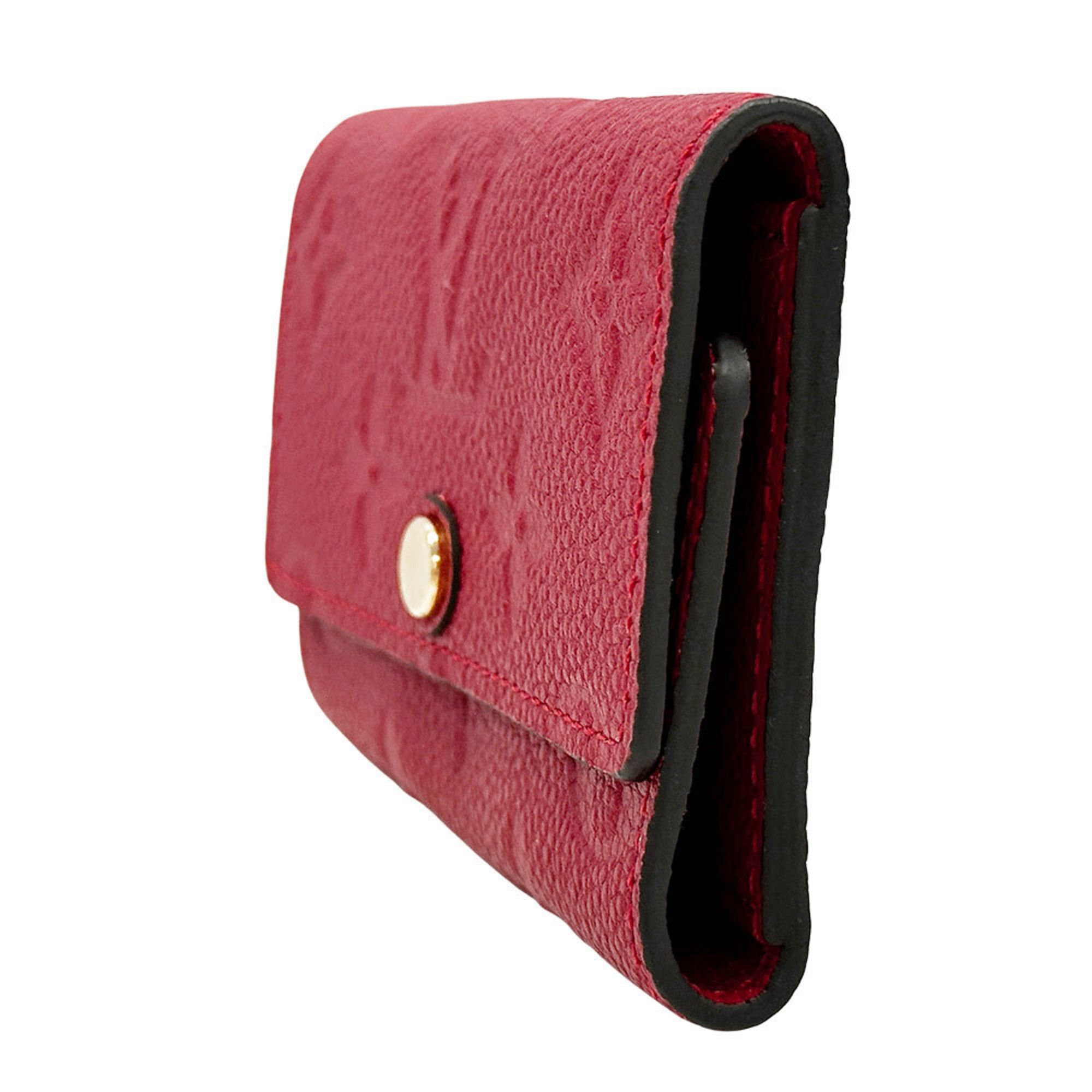 Louis Vuitton Louis Vuitton Key Case for Women, Monogram Empreinte, Multicles 6, Scarlet Red, M63708, 6-Key Size ONE SIZE - 4 Thumbnail