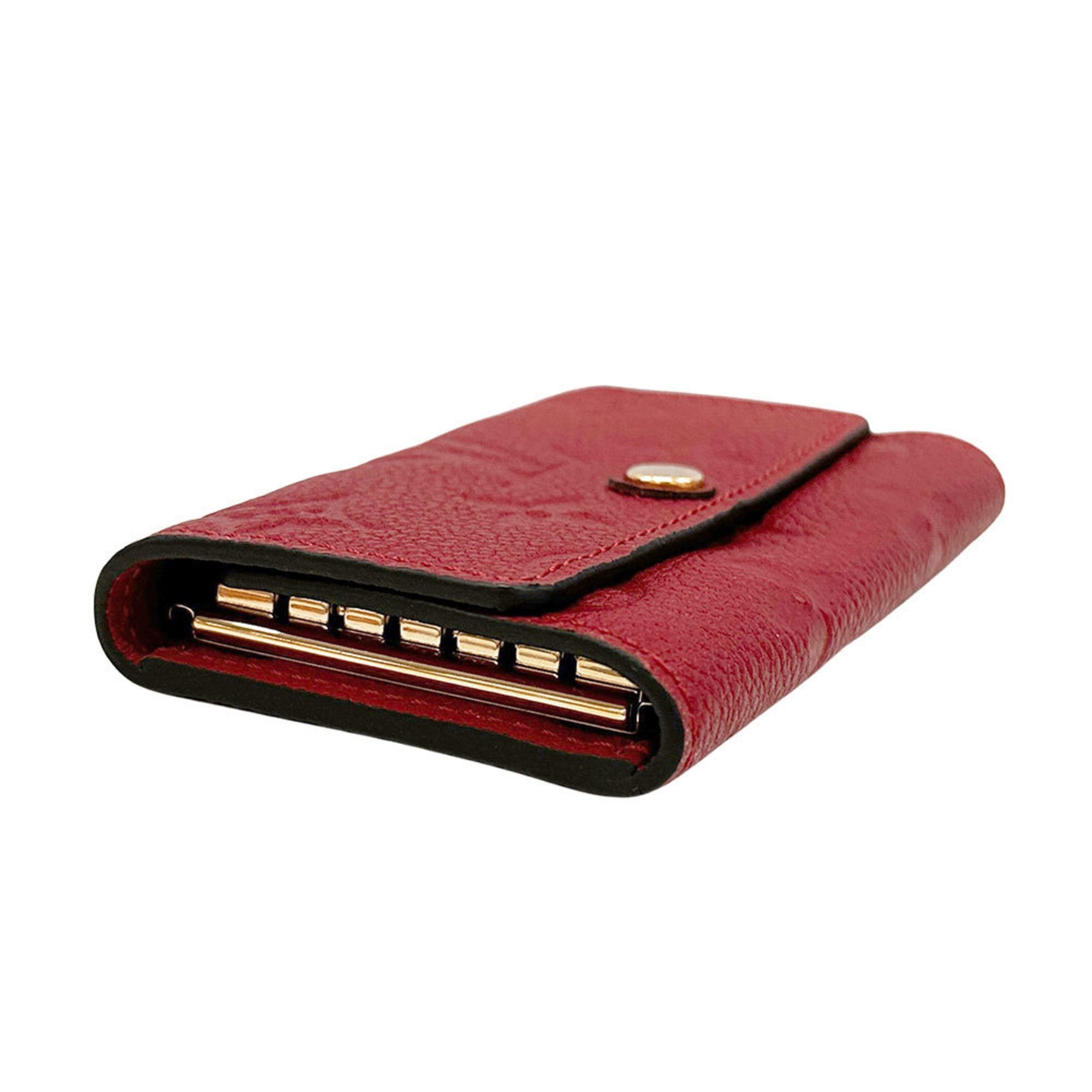 Louis Vuitton Louis Vuitton Key Case for Women, Monogram Empreinte, Multicles 6, Scarlet Red, M63708, 6-Key Size ONE SIZE - 3 Thumbnail