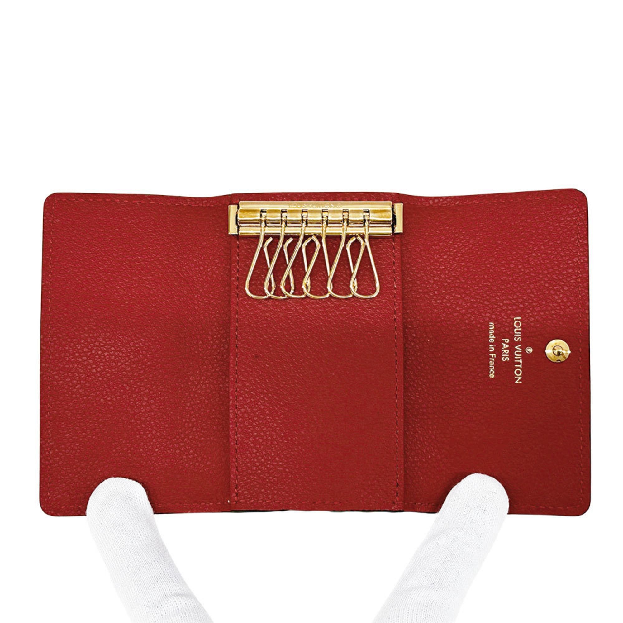 Louis Vuitton Louis Vuitton Key Case for Women, Monogram Empreinte, Multicles 6, Scarlet Red, M63708, 6-Key Size ONE SIZE - 6 Thumbnail