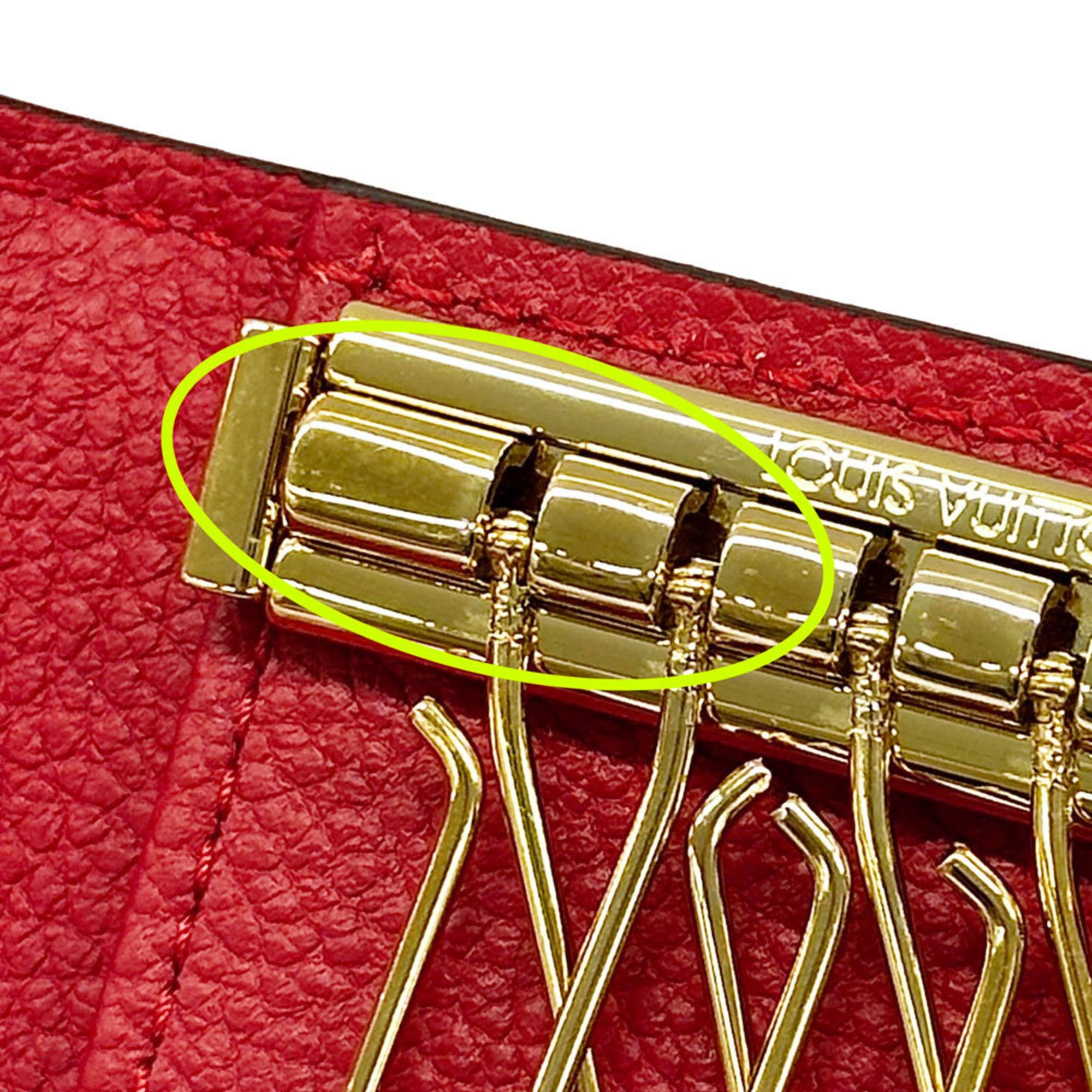 Louis Vuitton Louis Vuitton Key Case for Women, Monogram Empreinte, Multicles 6, Scarlet Red, M63708, 6-Key Size ONE SIZE - 10 Thumbnail