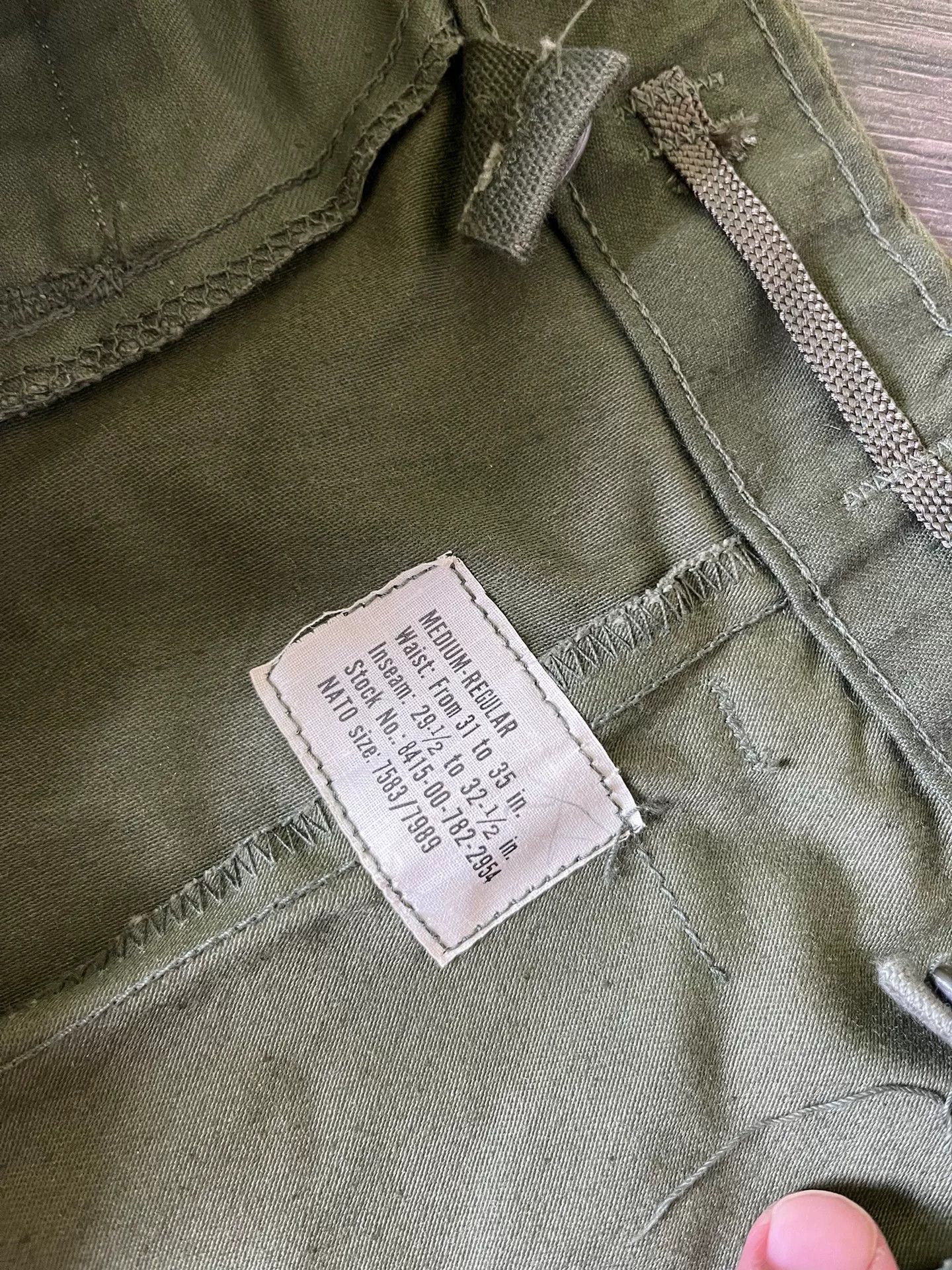 Vintage 70s M65 Military Pants OG-107 Size US 32 / EU 48 - 5 Thumbnail