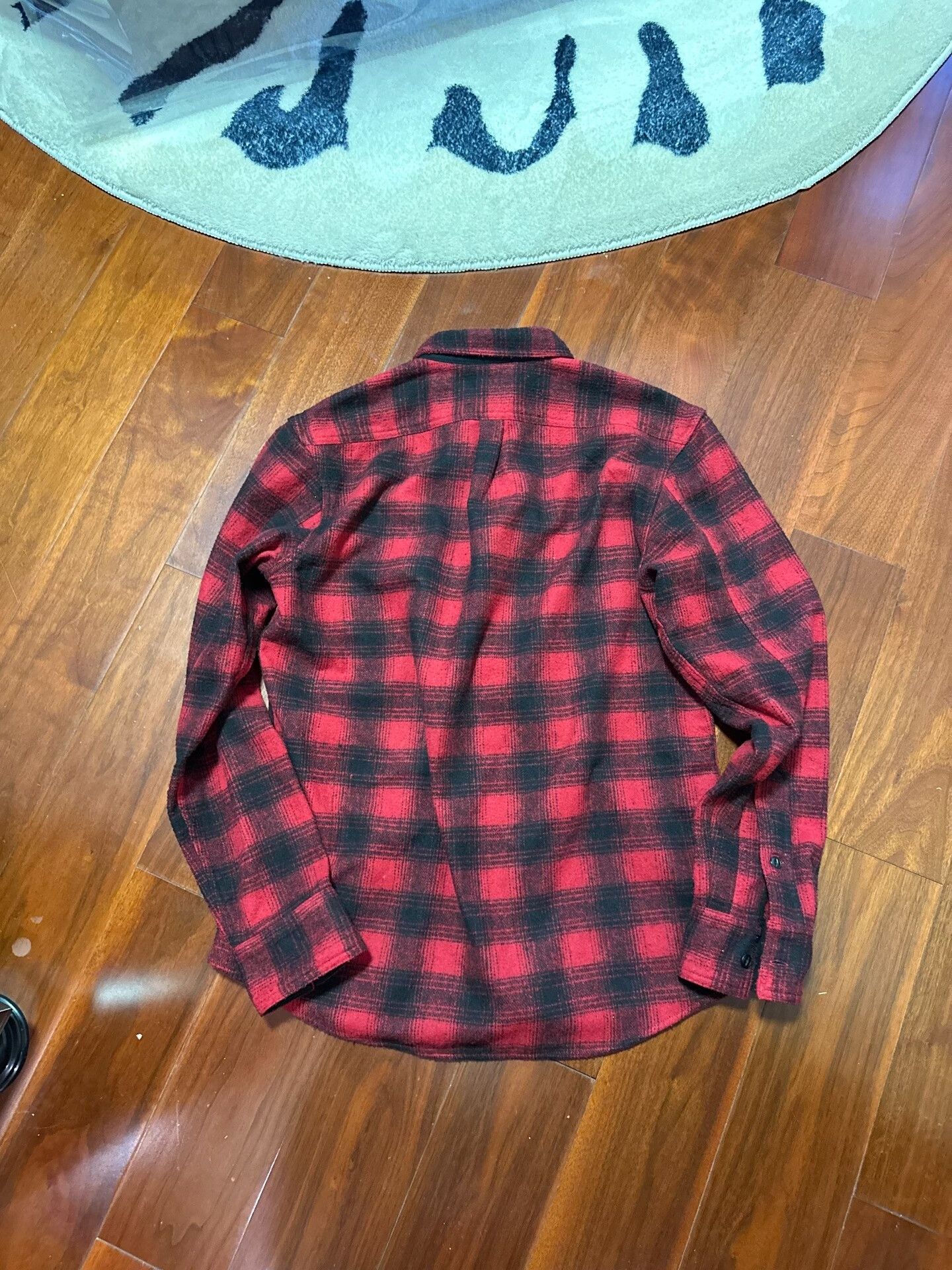 RRL Ralph Lauren RRL Heavyweight Red Plaid Shirt Size US M / EU 48-50 / 2 - 2 Thumbnail