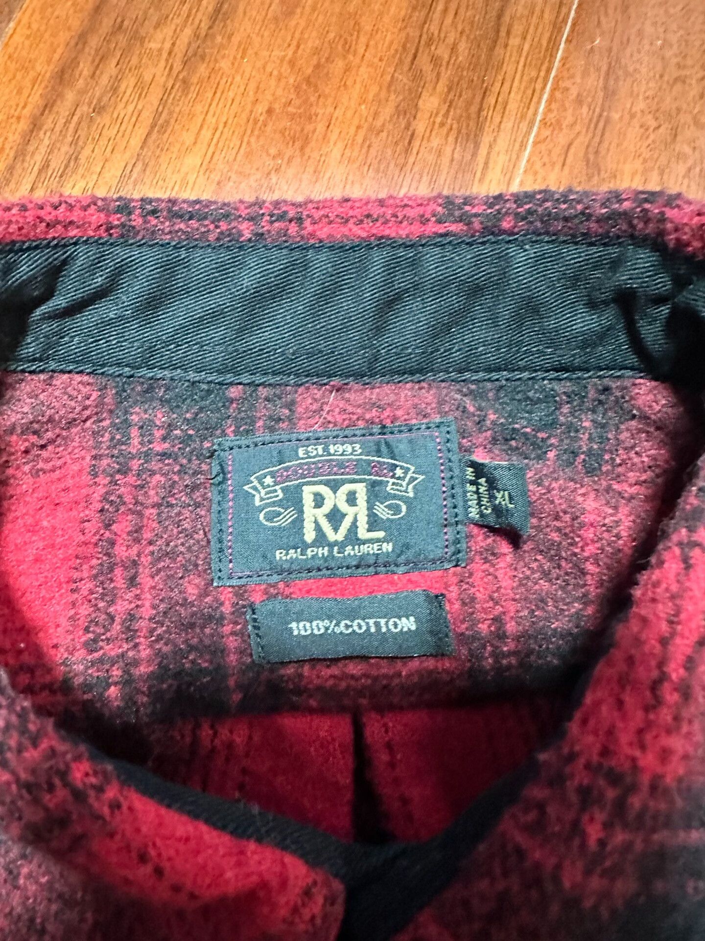 RRL Ralph Lauren RRL Heavyweight Red Plaid Shirt Size US M / EU 48-50 / 2 - 3 Thumbnail
