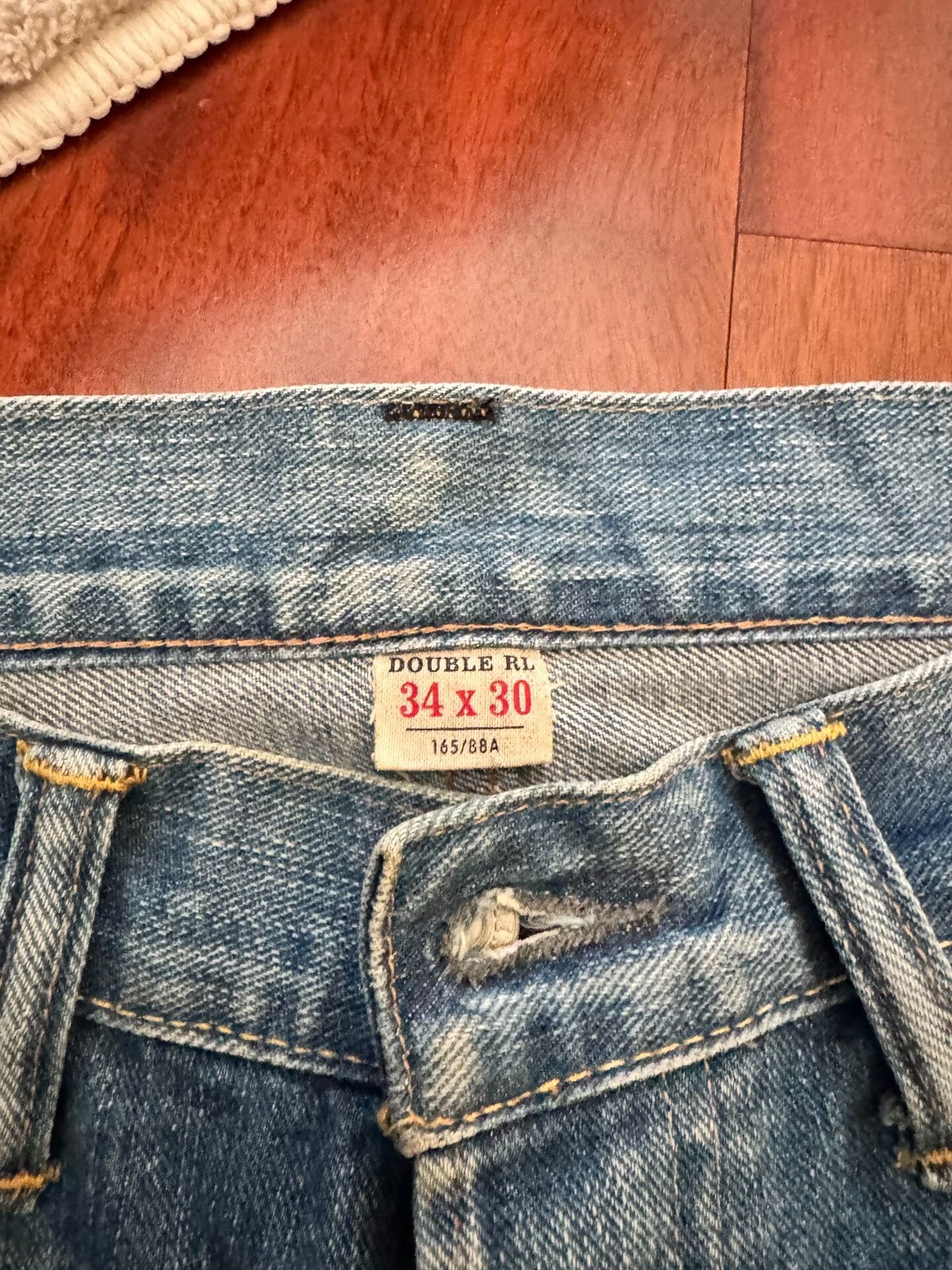 RRL Ralph Lauren RRL Double RL SS22 Washed Distressed Jeans Size US 34 / EU 50 - 3 Thumbnail