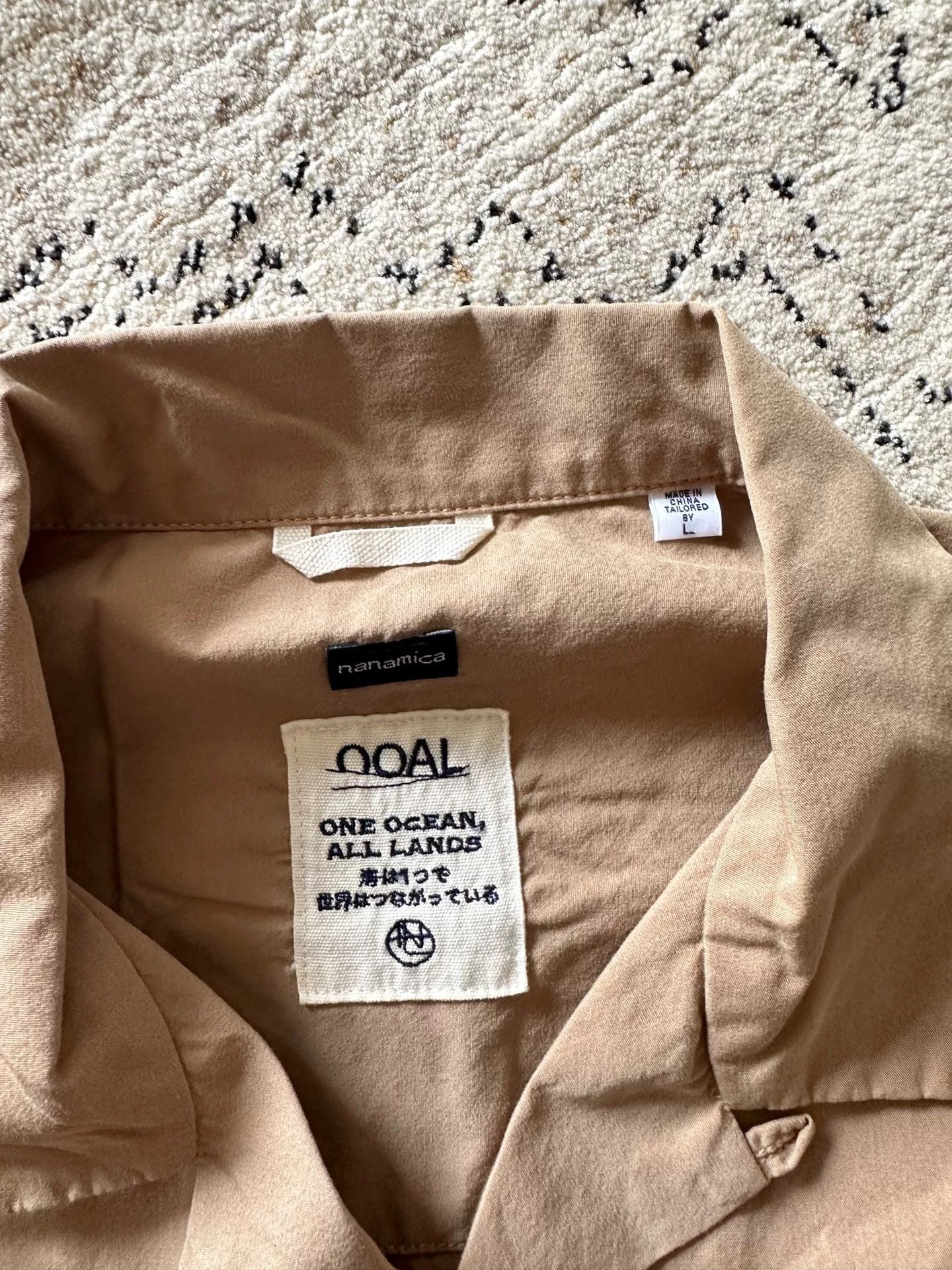 Nanamica nanamica SS23 Open Collar Wind Shirt Size US L / EU 52-54 / 3 - 6 Thumbnail