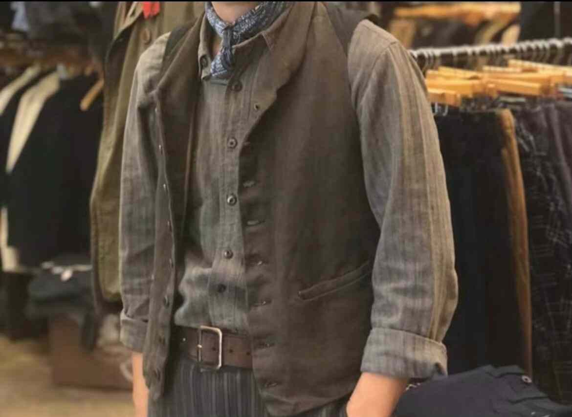 Mister Freedom Mister Freedom Vintage Fishbone Vest Size US XXS / EU 40 - 6 Thumbnail