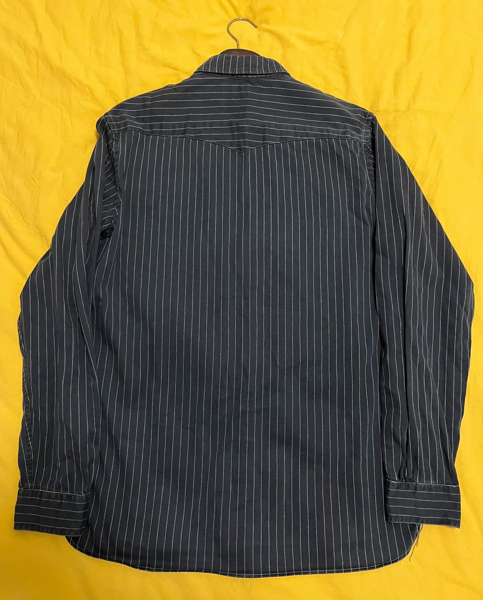 RRL Ralph Lauren RRL Vintage Washed Stripe Shirt Size US L / EU 52-54 / 3 - 2 Thumbnail