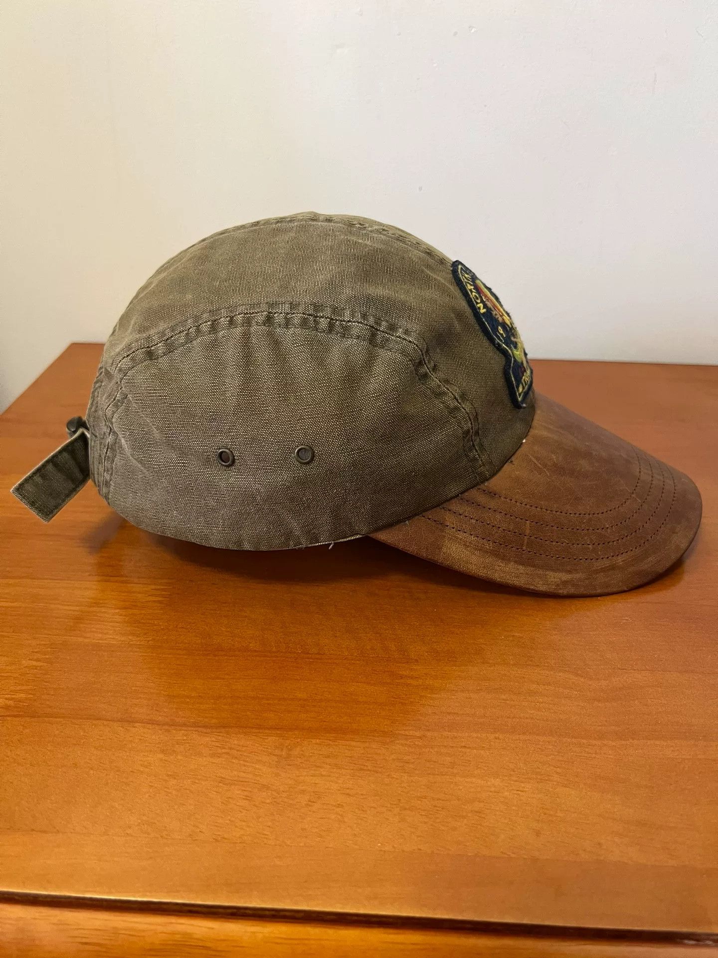 Polo Ralph Lauren Polo Ralph Lauren Vintage Leather Brim Hat Size ONE SIZE - 4 Thumbnail