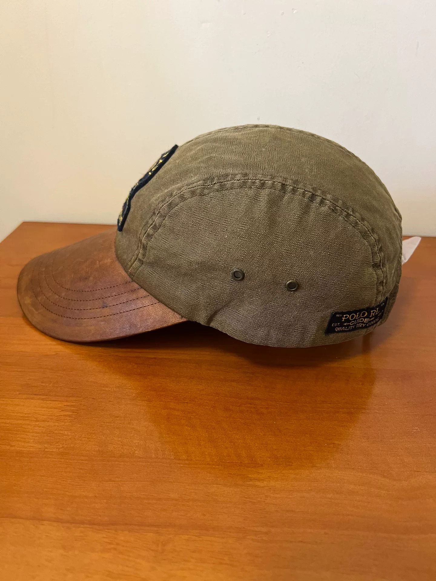 Polo Ralph Lauren Polo Ralph Lauren Vintage Leather Brim Hat Size ONE SIZE - 3 Thumbnail