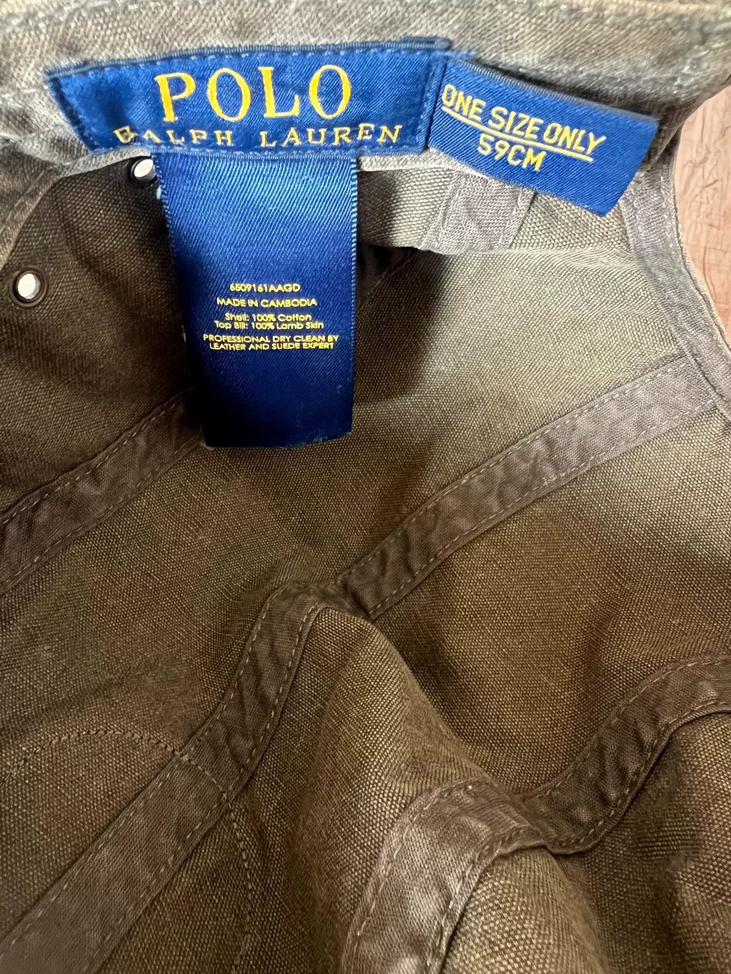 Polo Ralph Lauren Polo Ralph Lauren Vintage Leather Brim Hat Size ONE SIZE - 7 Thumbnail