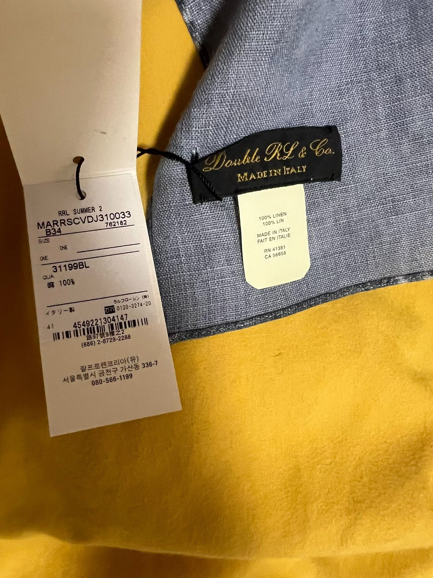 RRL Ralph Lauren RRL Ralph Lauren Japanese Vintage Scarf Size ONE SIZE - 2 Thumbnail