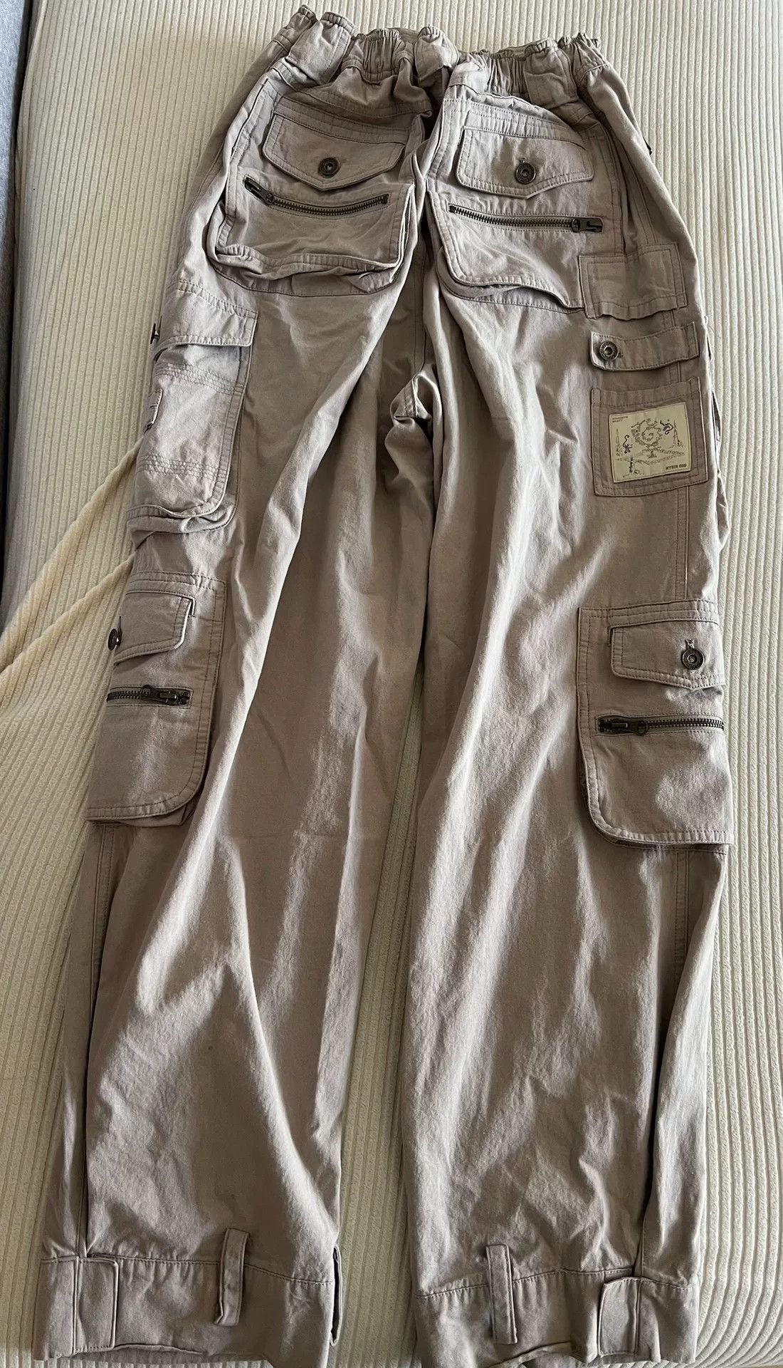 Hyein Seo Hyeinseo Multi-Pocket Cargo Casual Pants Size US 26 / EU 42 - 2 Thumbnail
