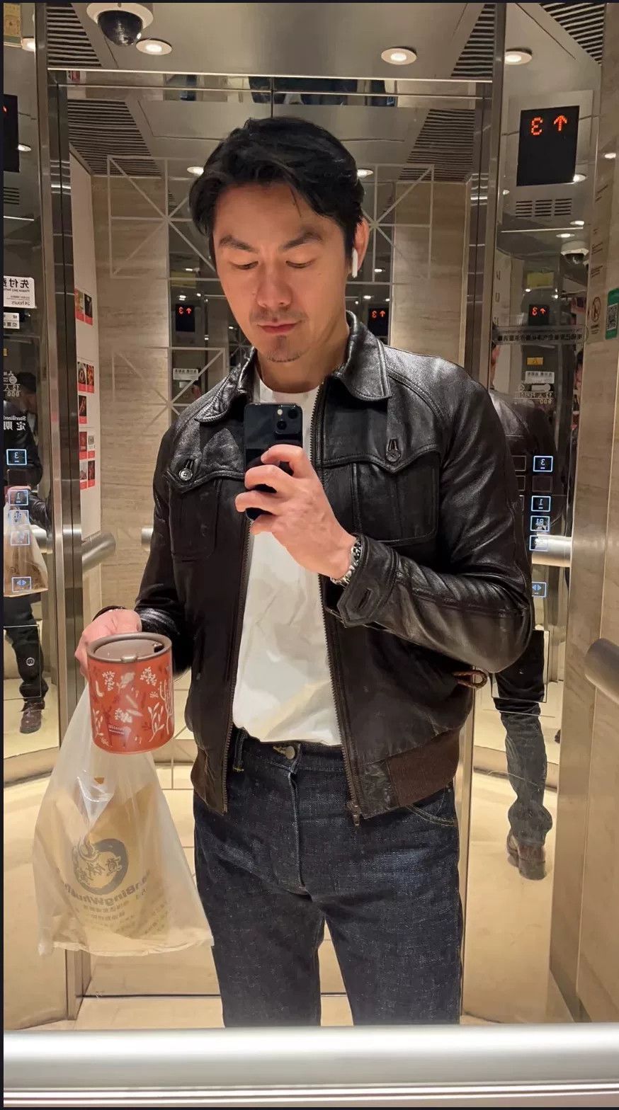 Saint Laurent Paris Saint Laurent Hedi Slimane Leather Jacket Size US S / EU 44-46 / 1 - 9 Thumbnail