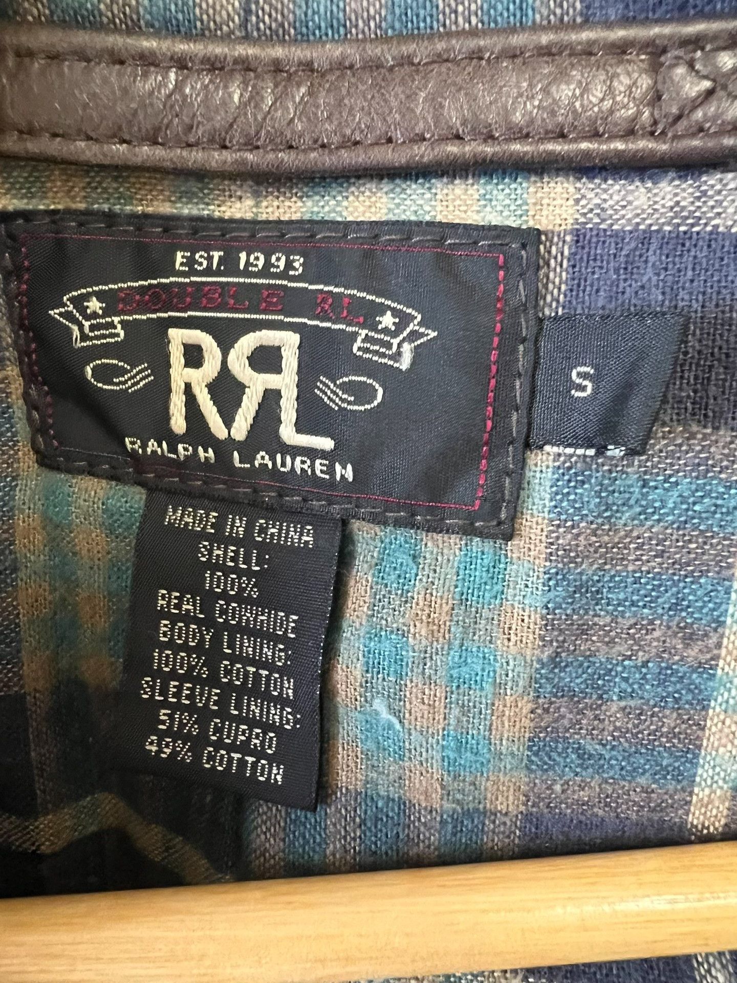 RRL Ralph Lauren RRL Richmond Distressed Leather Jacket Size US M / EU 48-50 / 2 - 5 Thumbnail