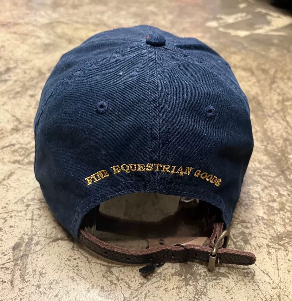 Polo Ralph Lauren POLO Ralph Lauren Leather Brim Equestrian Hat Size ONE SIZE - 3 Thumbnail