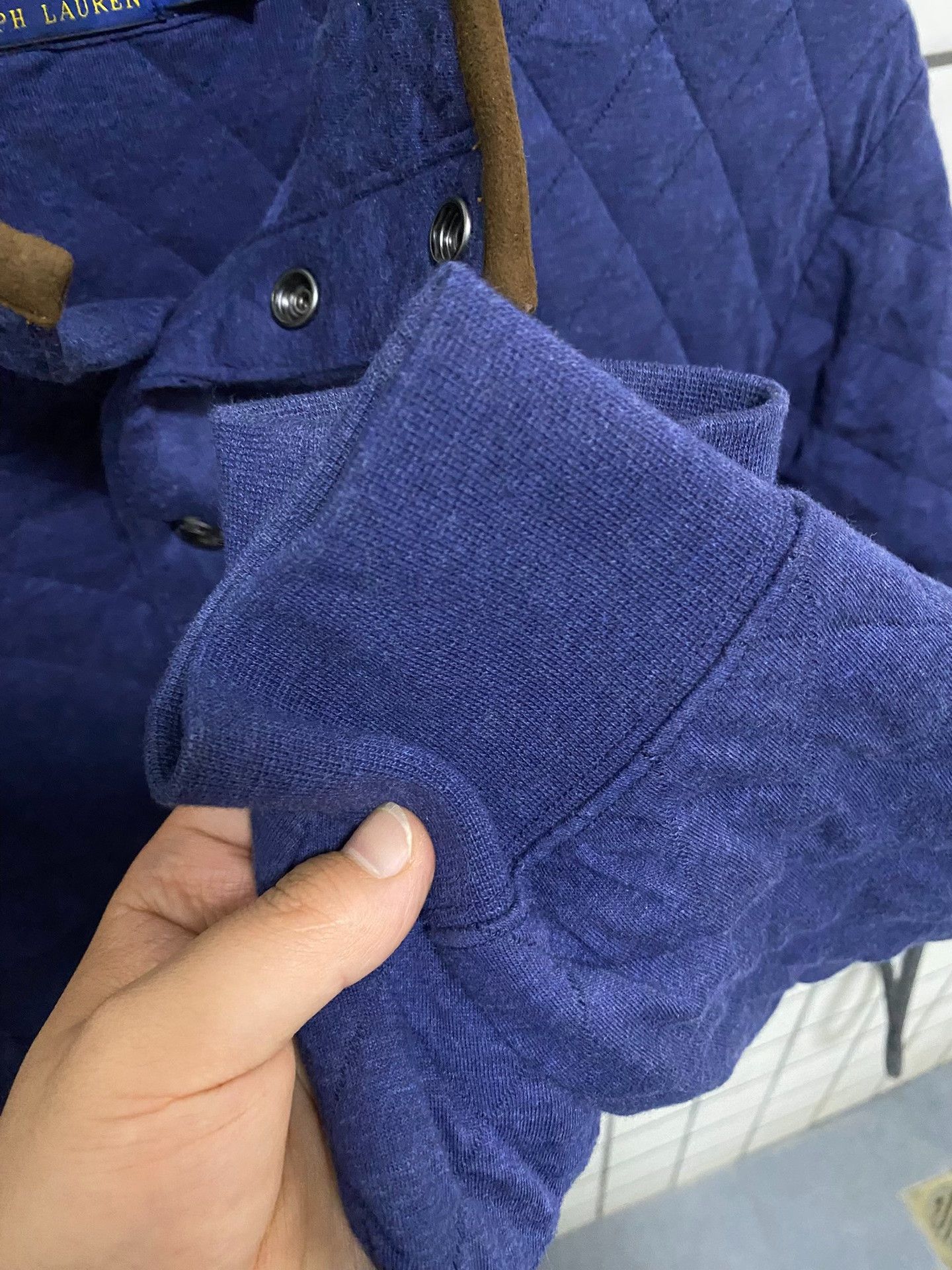 Polo Ralph Lauren Polo Ralph Lauren Quilted Double-Knit Sweater Size US M / EU 48-50 / 2 - 7 Thumbnail