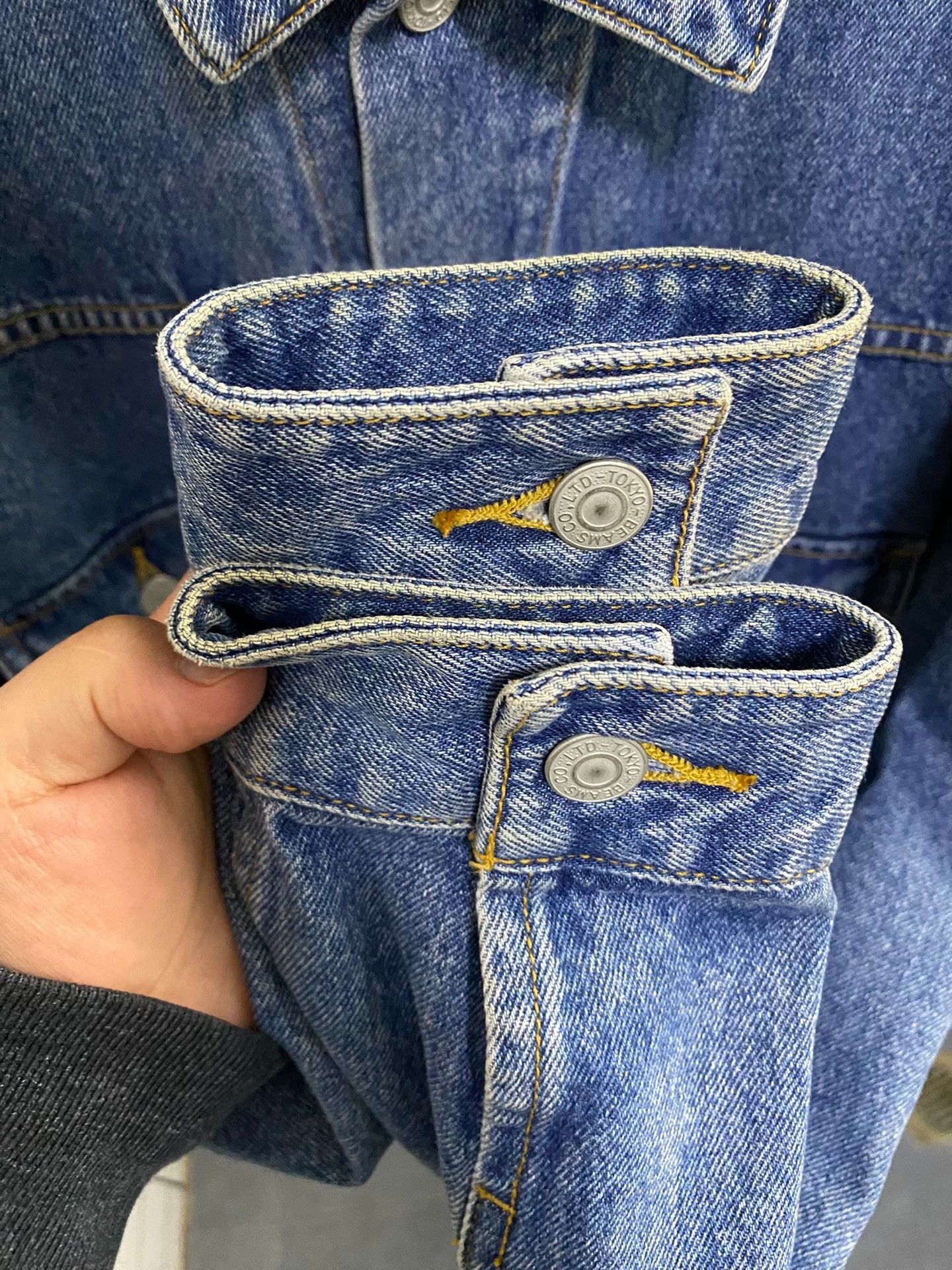 Beams Japan Authentic BEAMS Classic Wide Short Denim Jacket Size US M / EU 48-50 / 2 - 6 Thumbnail