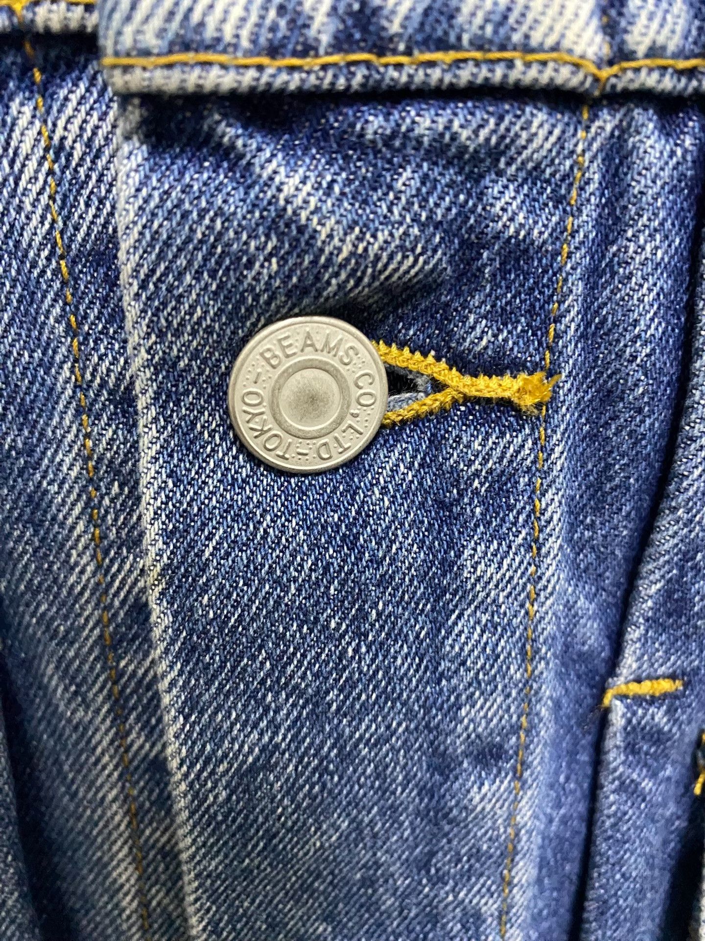 Beams Japan Authentic BEAMS Classic Wide Short Denim Jacket Size US M / EU 48-50 / 2 - 7 Thumbnail