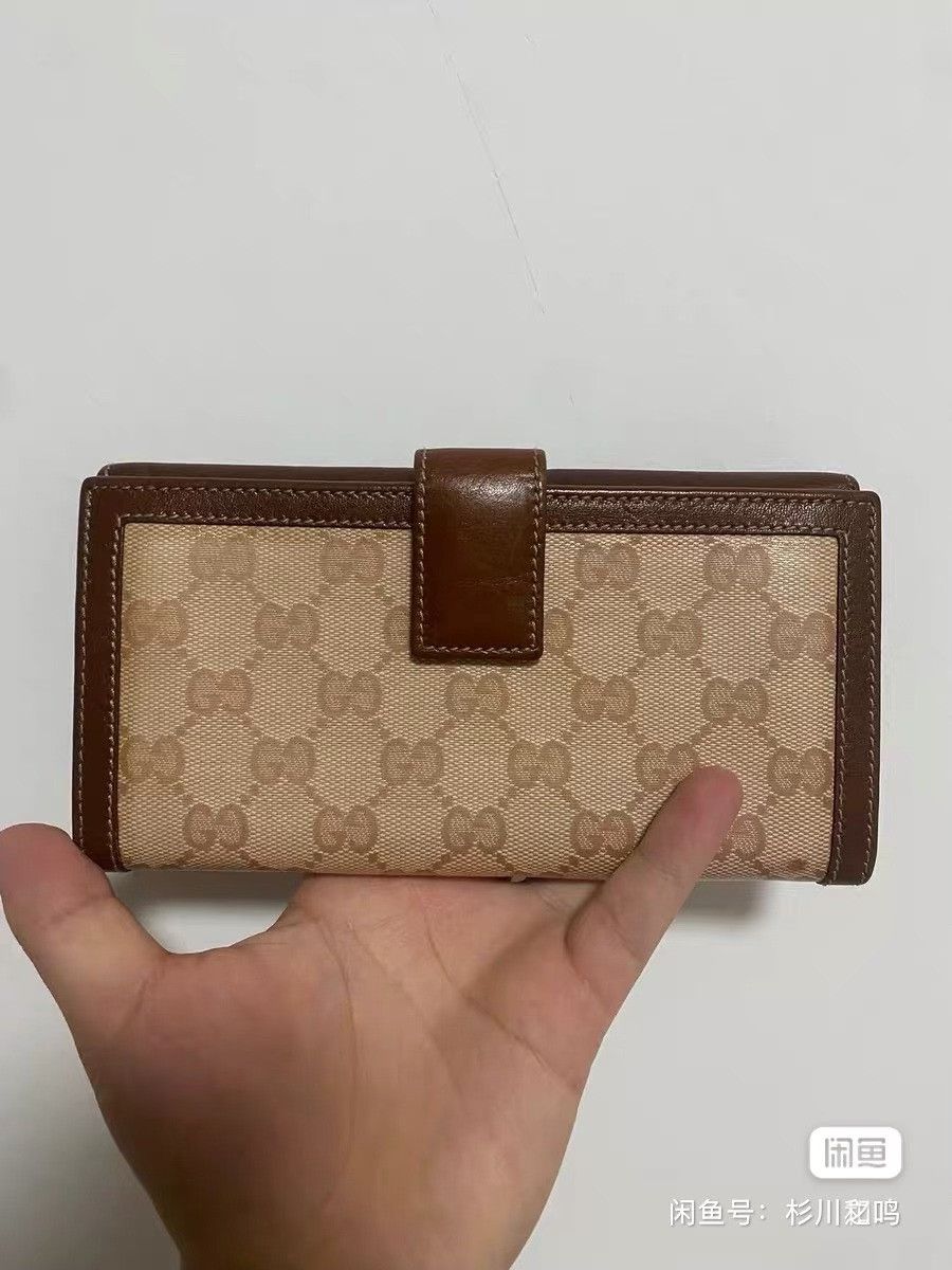 Gucci Gucci GG Supreme Bow Long Clutch Wallet Size ONE SIZE - 6 Thumbnail
