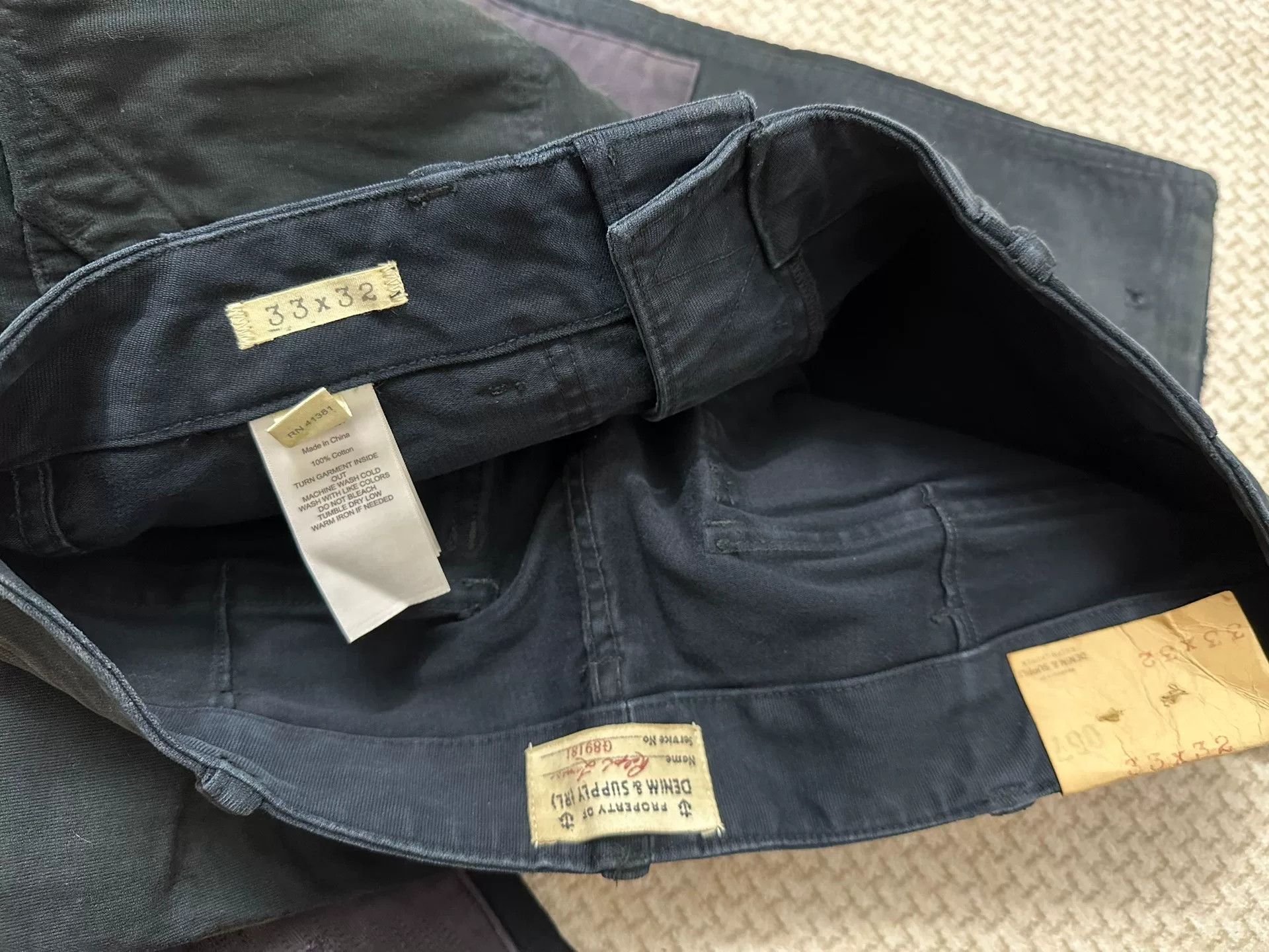 Denim & Supply Ralph Lauren RRL Thick Deck Pants Size US 34 / EU 50 - 7 Thumbnail
