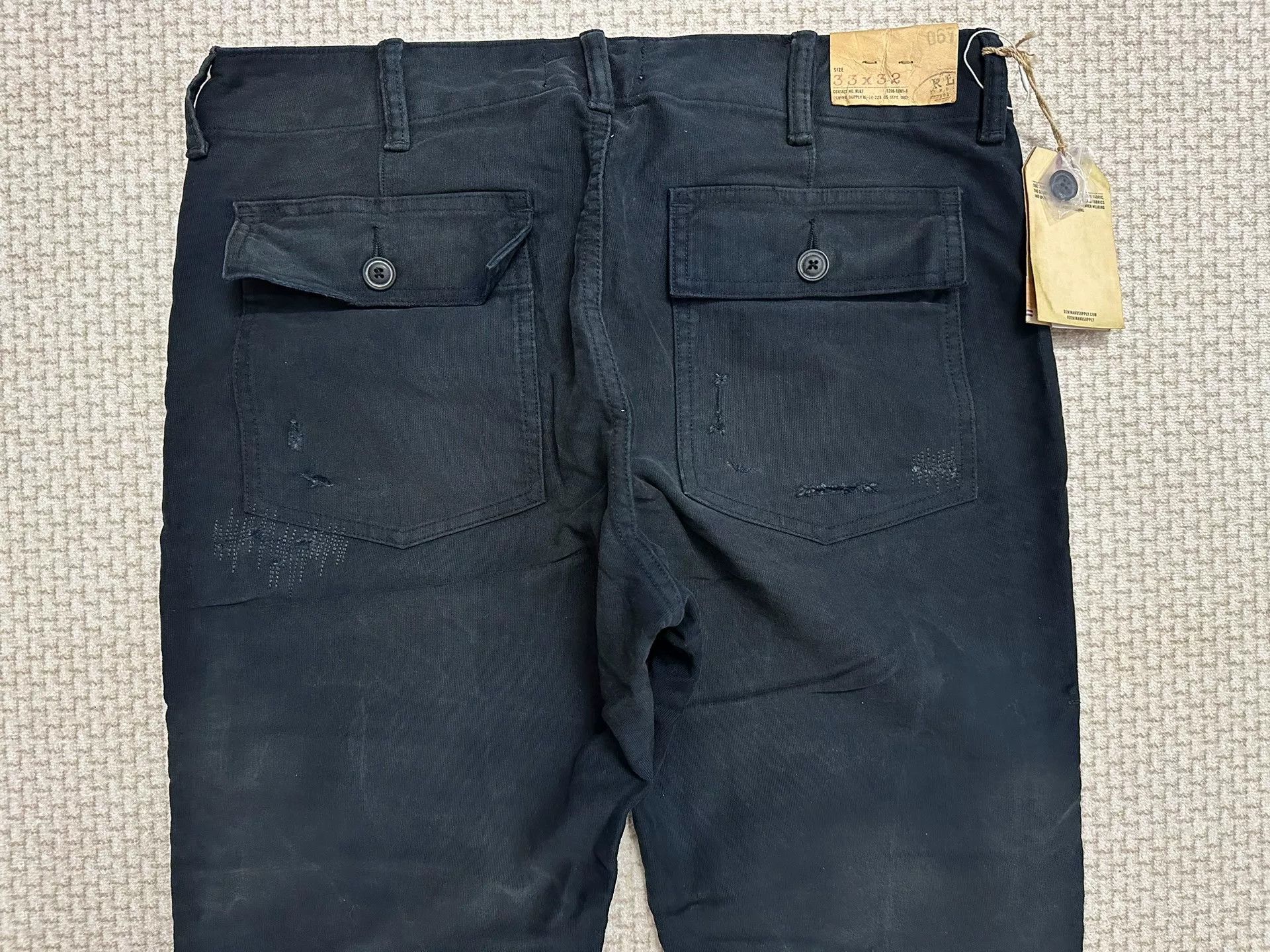 Denim & Supply Ralph Lauren RRL Thick Deck Pants Size US 34 / EU 50 - 5 Thumbnail