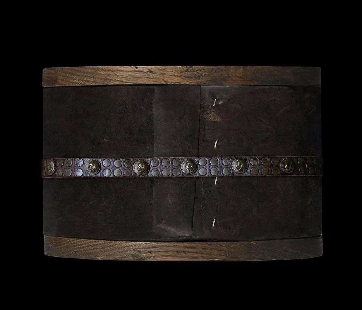 RRL Ralph Lauren RRL Vintage Cracked Indian Head Copper Rivet Belt Size ONE SIZE - 8 Thumbnail