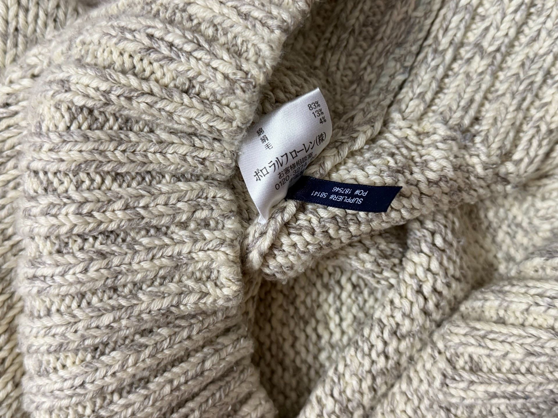 Ralph Lauren Ralph Lauren Shawl Collar Knit Sweater Size US L / EU 52-54 / 3 - 6 Thumbnail