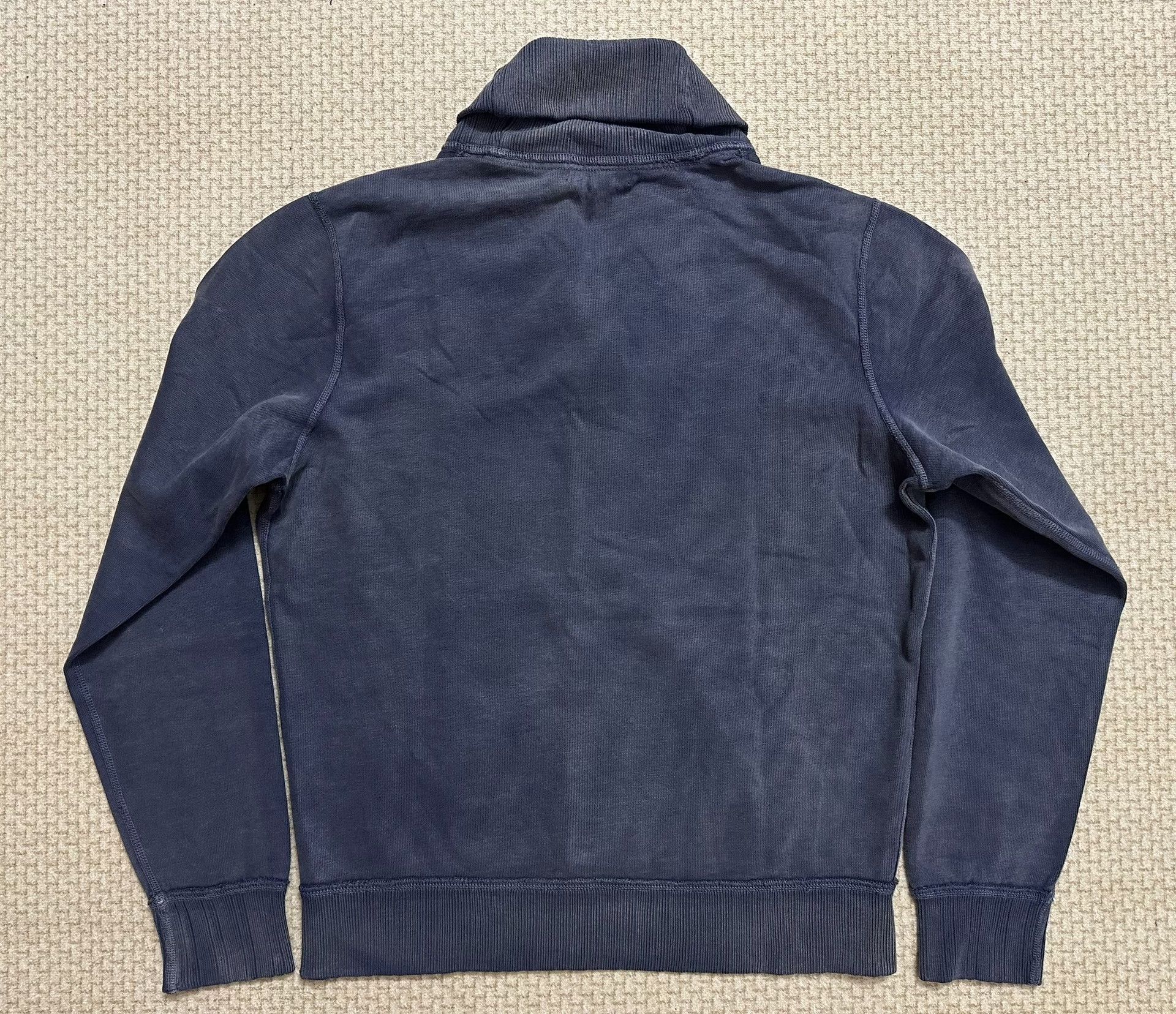 RRL Ralph Lauren RRL Vintage Sailor Indigo Shawl Collar Sweatshirt Size US L / EU 52-54 / 3 - 2 Thumbnail