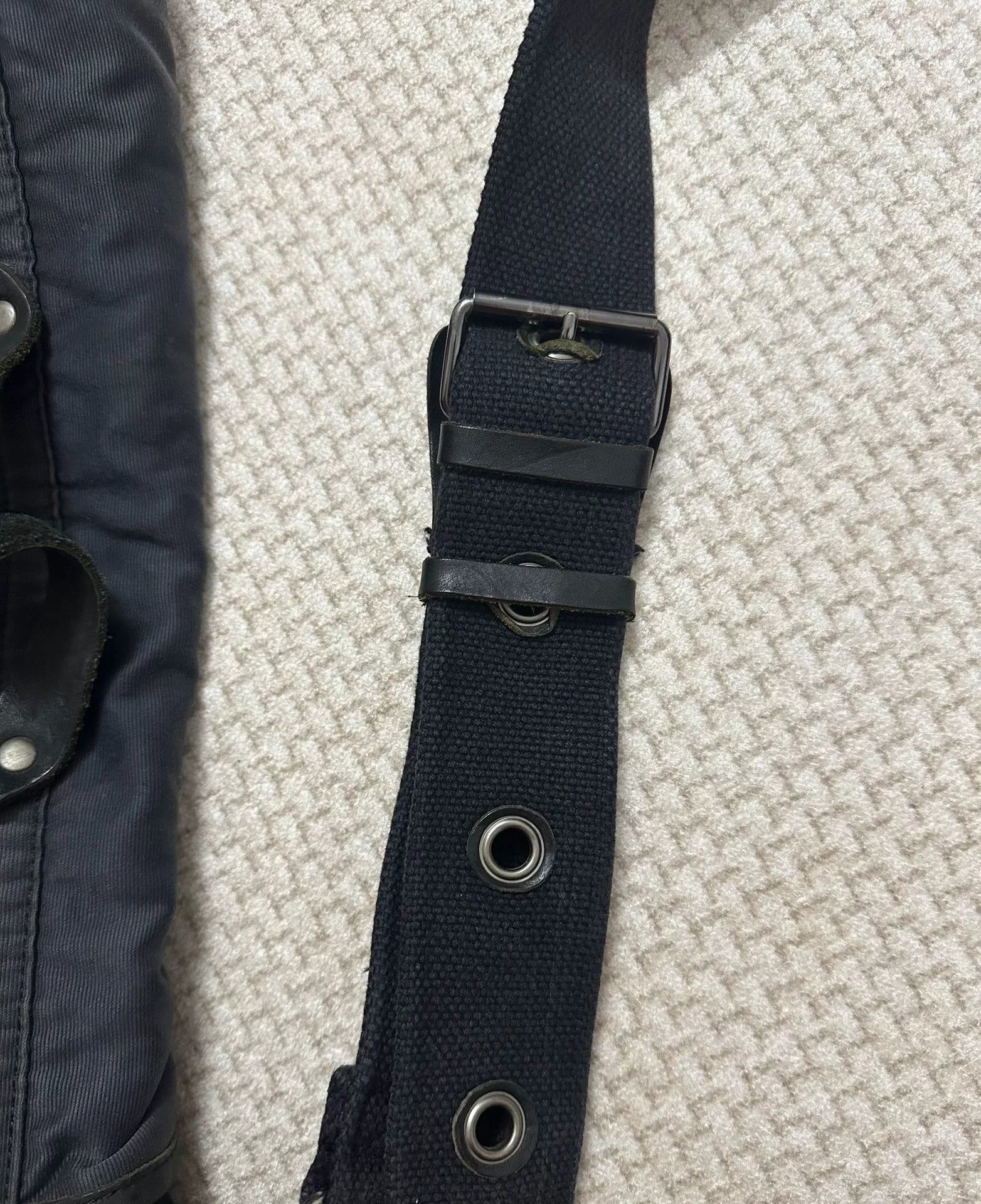 RRL Ralph Lauren RRL Canvas Leather Trim Crossbody Bag Y2K Size ONE SIZE - 6 Thumbnail