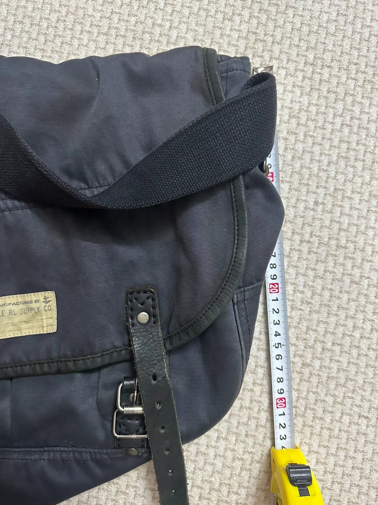 RRL Ralph Lauren RRL Canvas Leather Trim Crossbody Bag Y2K Size ONE SIZE - 8 Thumbnail