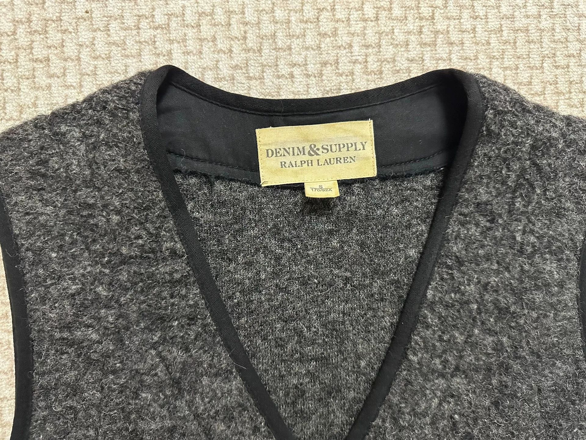 Denim & Supply Ralph Lauren Ralph Lauren RL DS Denim Supply Wool Vest Size US S / EU 44-46 / 1 - 3 Thumbnail