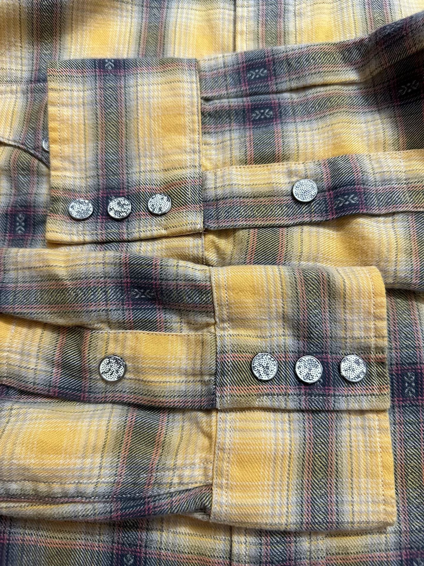 RRL Ralph Lauren RRL Double RL 2012 Shadow Plaid Western Shirt Size US S / EU 44-46 / 1 - 5 Thumbnail