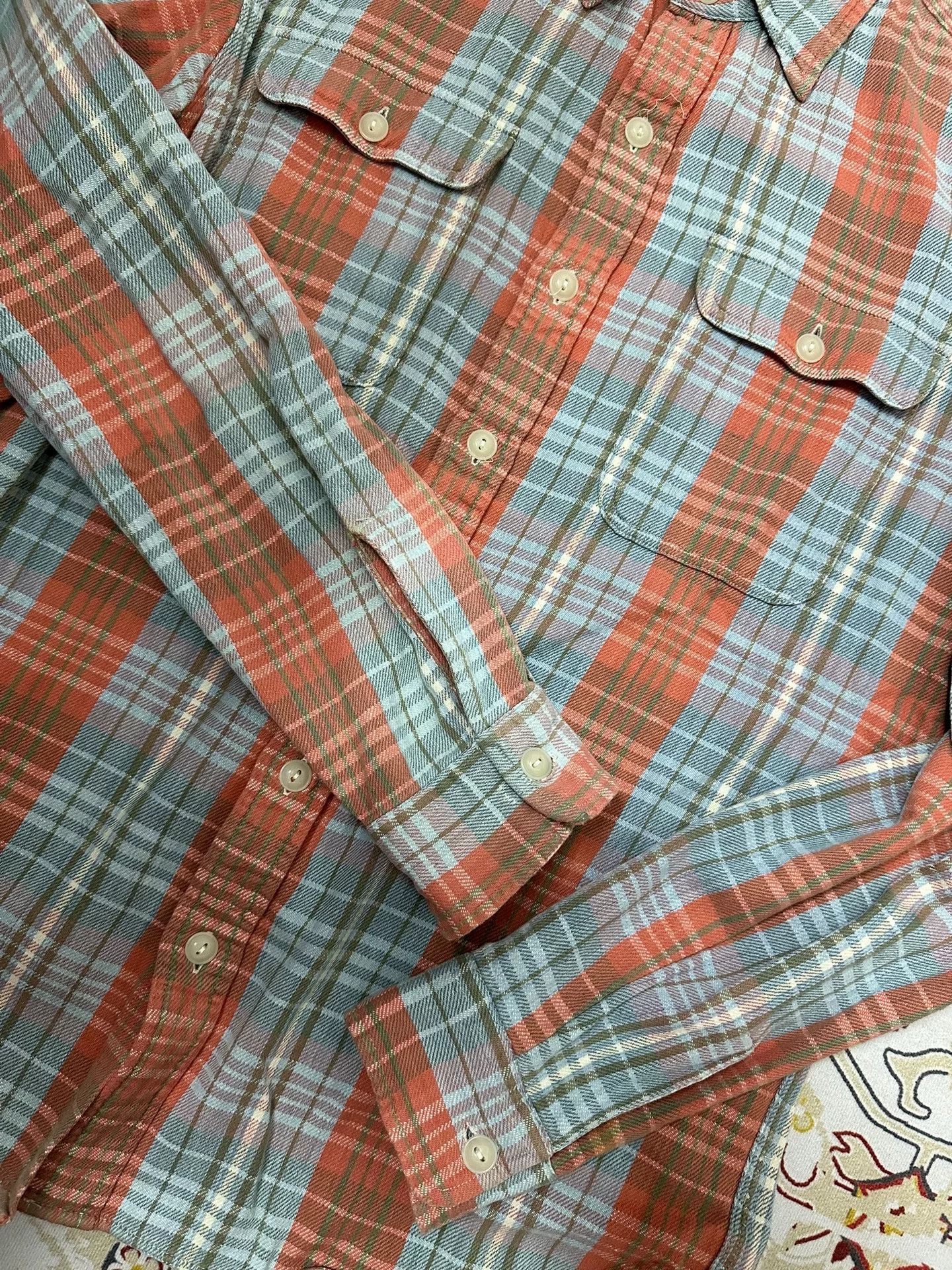 RRL Ralph Lauren RRL Double RL Vintage Plaid Shirt Size US M / EU 48-50 / 2 - 5 Thumbnail