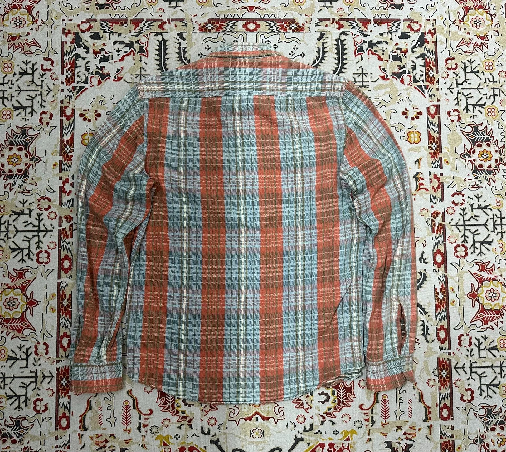 RRL Ralph Lauren RRL Double RL Vintage Plaid Shirt Size US M / EU 48-50 / 2 - 2 Thumbnail