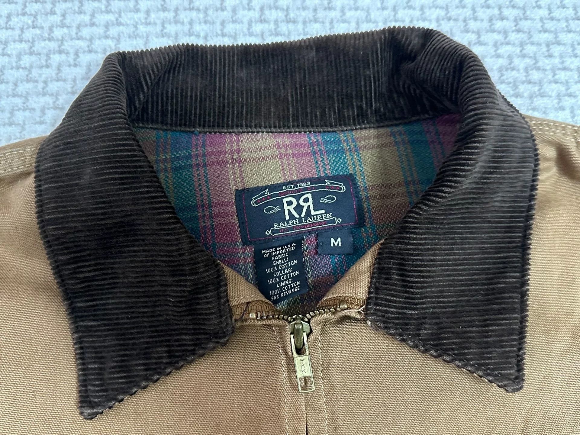 RRL Ralph Lauren RRL Vintage USA Canvas Trucker Jacket Size US M / EU 48-50 / 2 - 3 Thumbnail