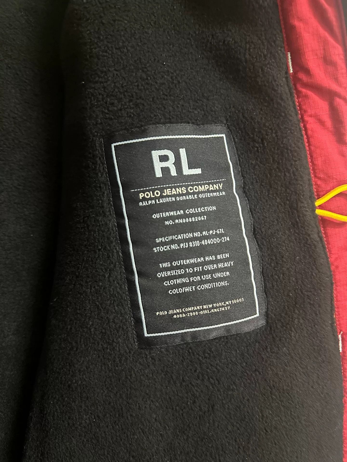 RRL Ralph Lauren RRL 90s Red Gray Windproof Jacket Size US M / EU 48-50 / 2 - 6 Thumbnail
