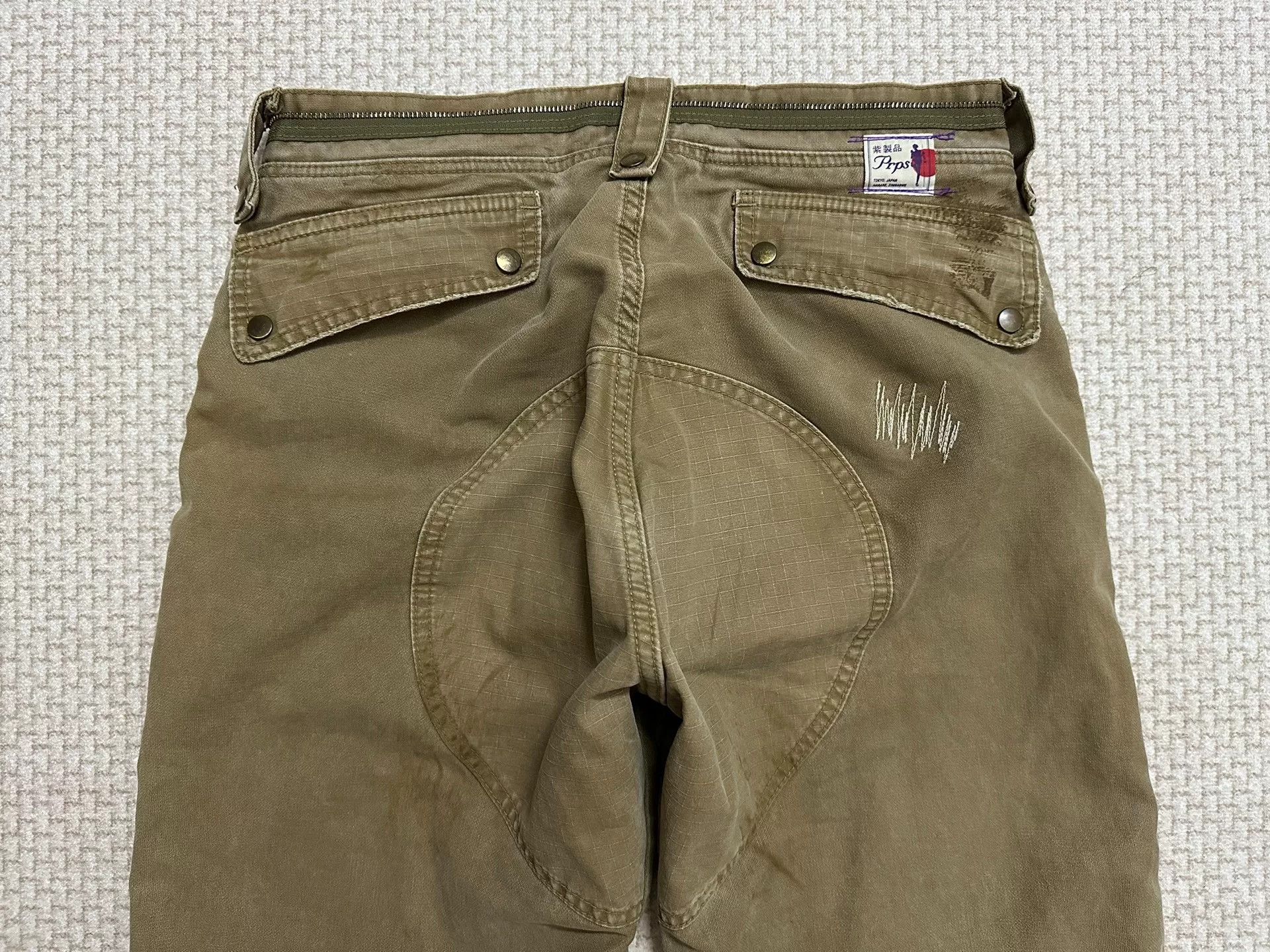 Prps PRPS RALPH LAUREN Distressed Cargo Pants Size US 30 / EU 46 - 5 Thumbnail