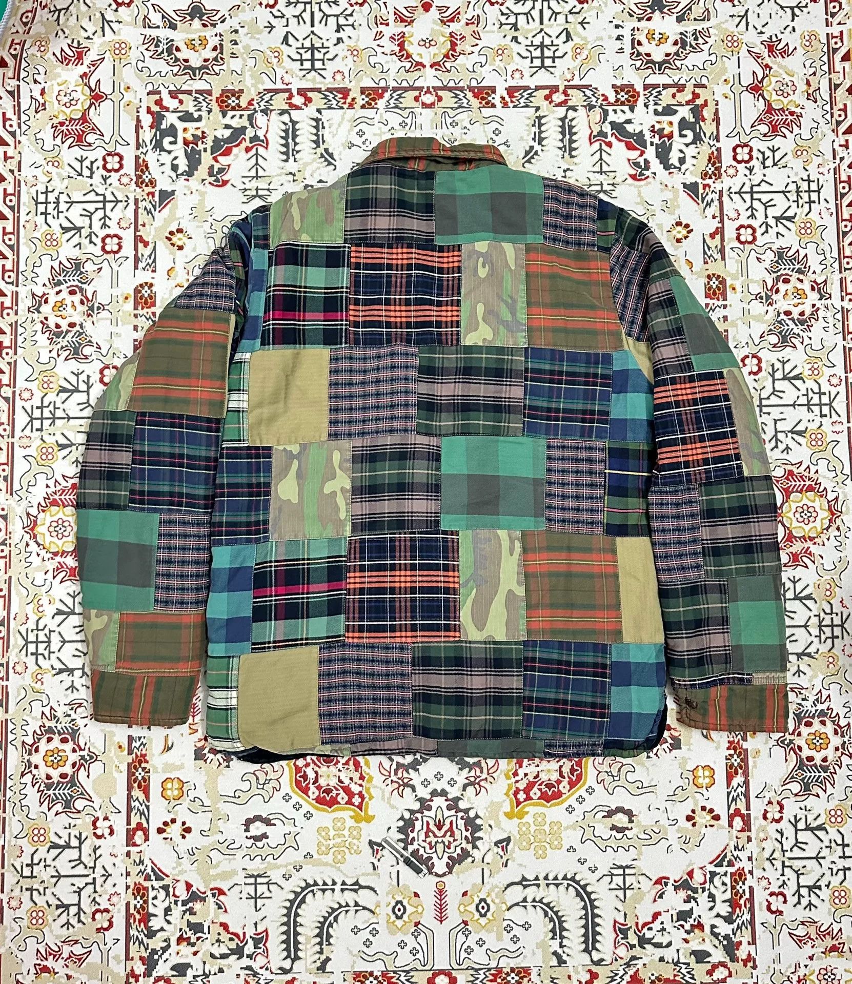 Denim & Supply Ralph Lauren Polo Ralph Lauren Patchwork Quilted Coat Size US L / EU 52-54 / 3 - 2 Thumbnail