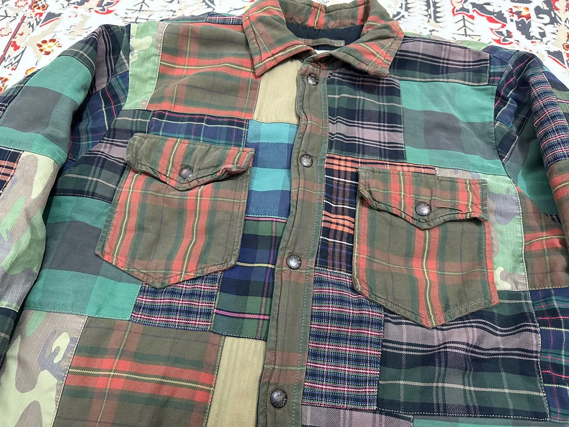 Denim & Supply Ralph Lauren Polo Ralph Lauren Patchwork Quilted Coat Size US L / EU 52-54 / 3 - 4 Thumbnail