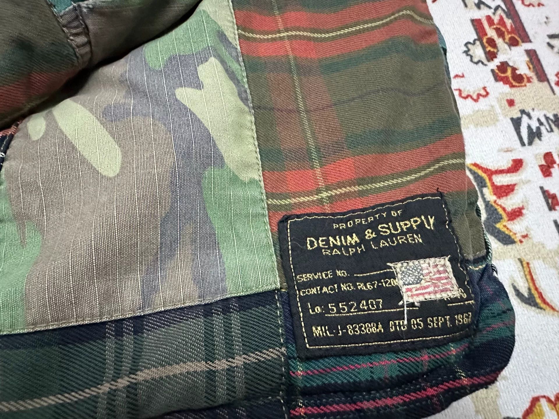 Denim & Supply Ralph Lauren Polo Ralph Lauren Patchwork Quilted Coat Size US L / EU 52-54 / 3 - 6 Thumbnail