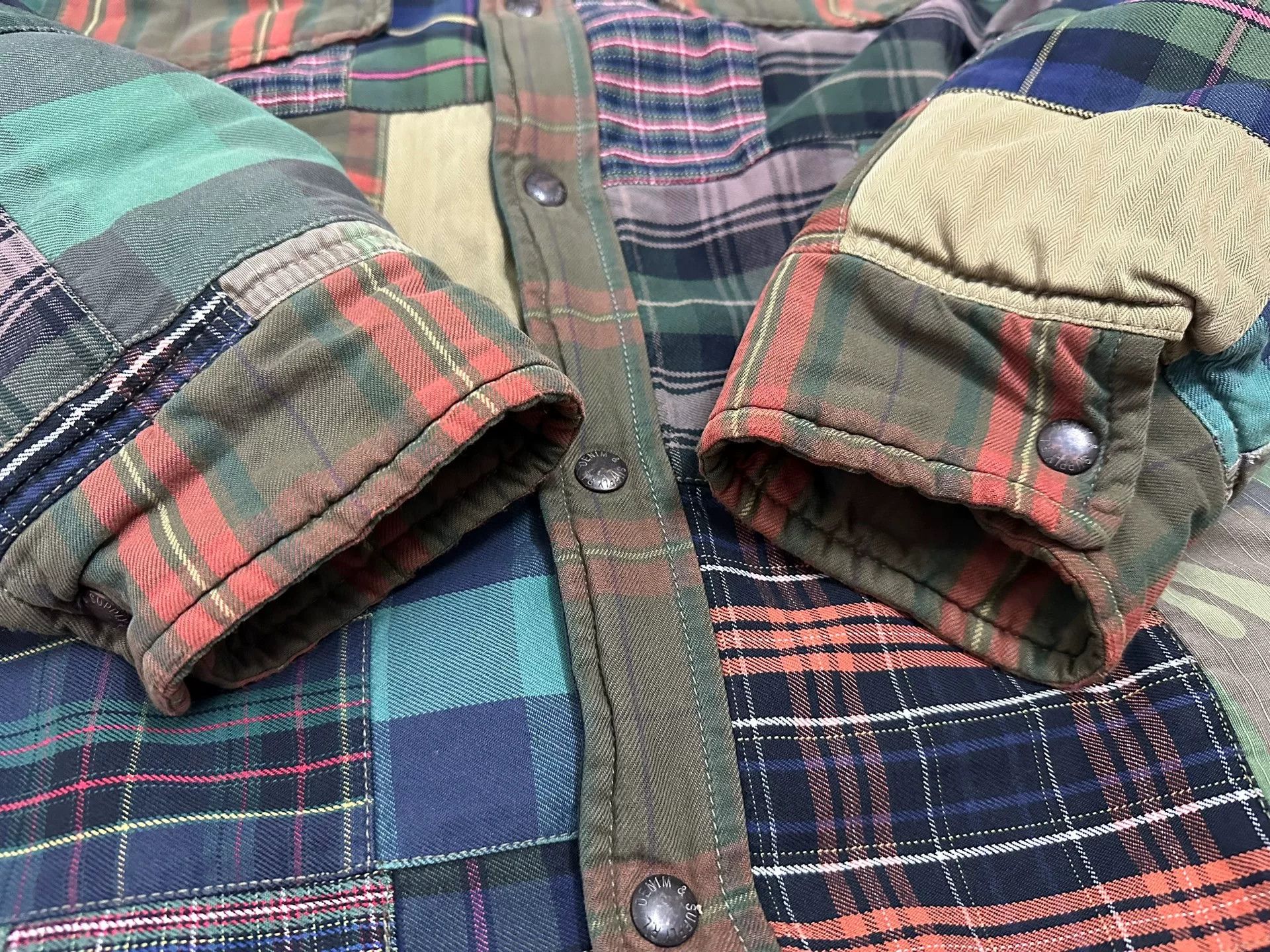 Denim & Supply Ralph Lauren Polo Ralph Lauren Patchwork Quilted Coat Size US L / EU 52-54 / 3 - 5 Thumbnail