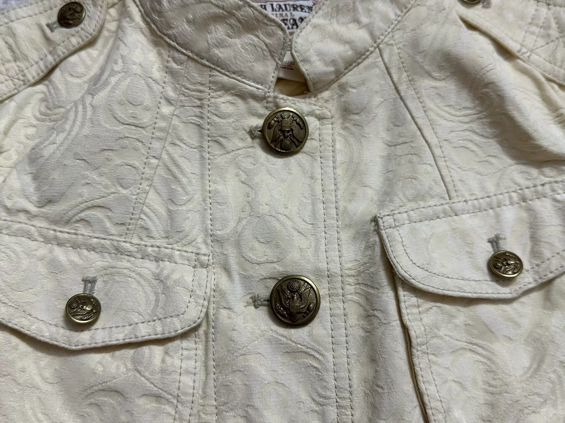 Polo Ralph Lauren Ralph Lauren RRL Women's Cream Jacket Size S / US 4 / IT 40 - 3 Thumbnail