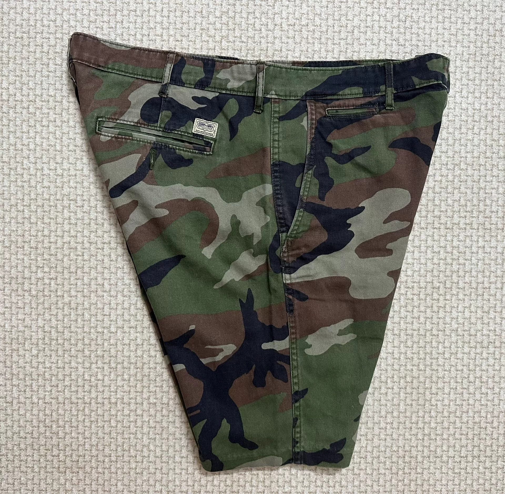 Denim & Supply Ralph Lauren RRL Denim Supply Camouflage Shorts Size US 34 / EU 50 - 3 Thumbnail