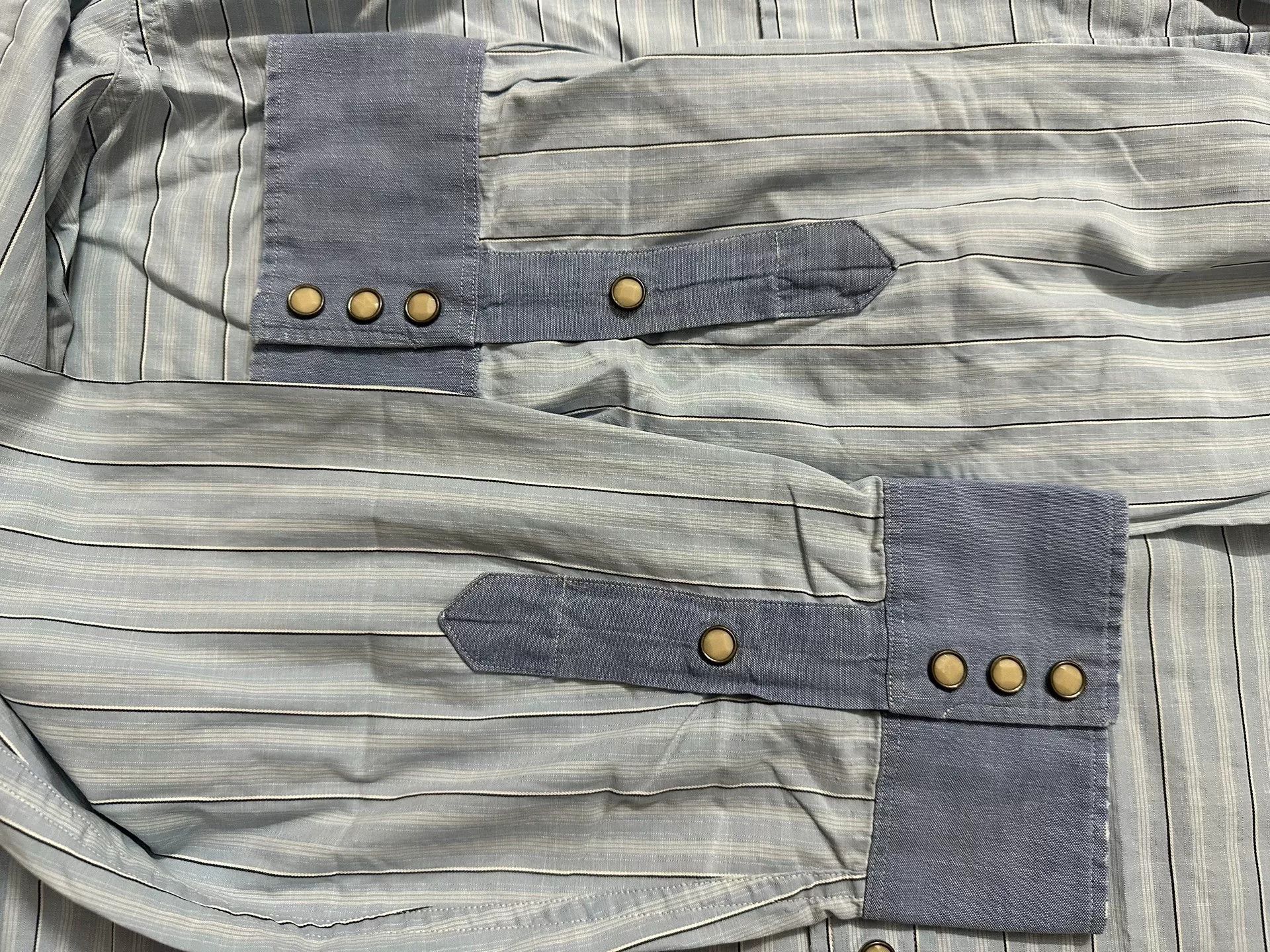 RRL Ralph Lauren RRL Double RL Striped Patchwork Shirt Size US XXL / EU 58 / 5 - 5 Thumbnail