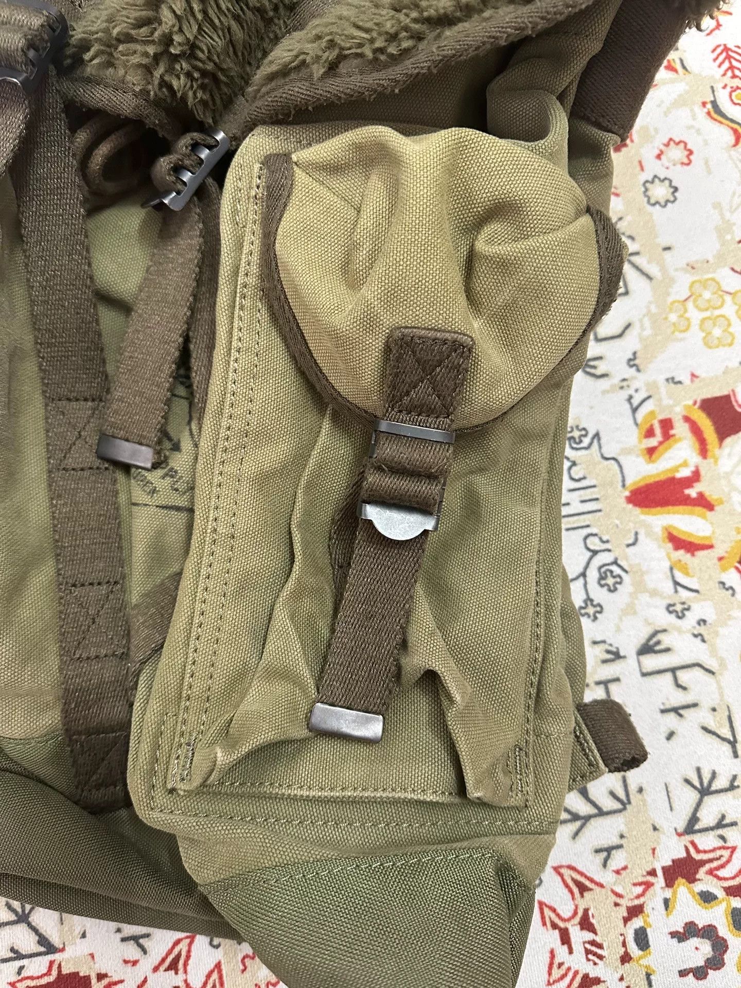 Denim & Supply Ralph Lauren RRL Denim Supply Military Canvas Backpack Size ONE SIZE - 5 Thumbnail