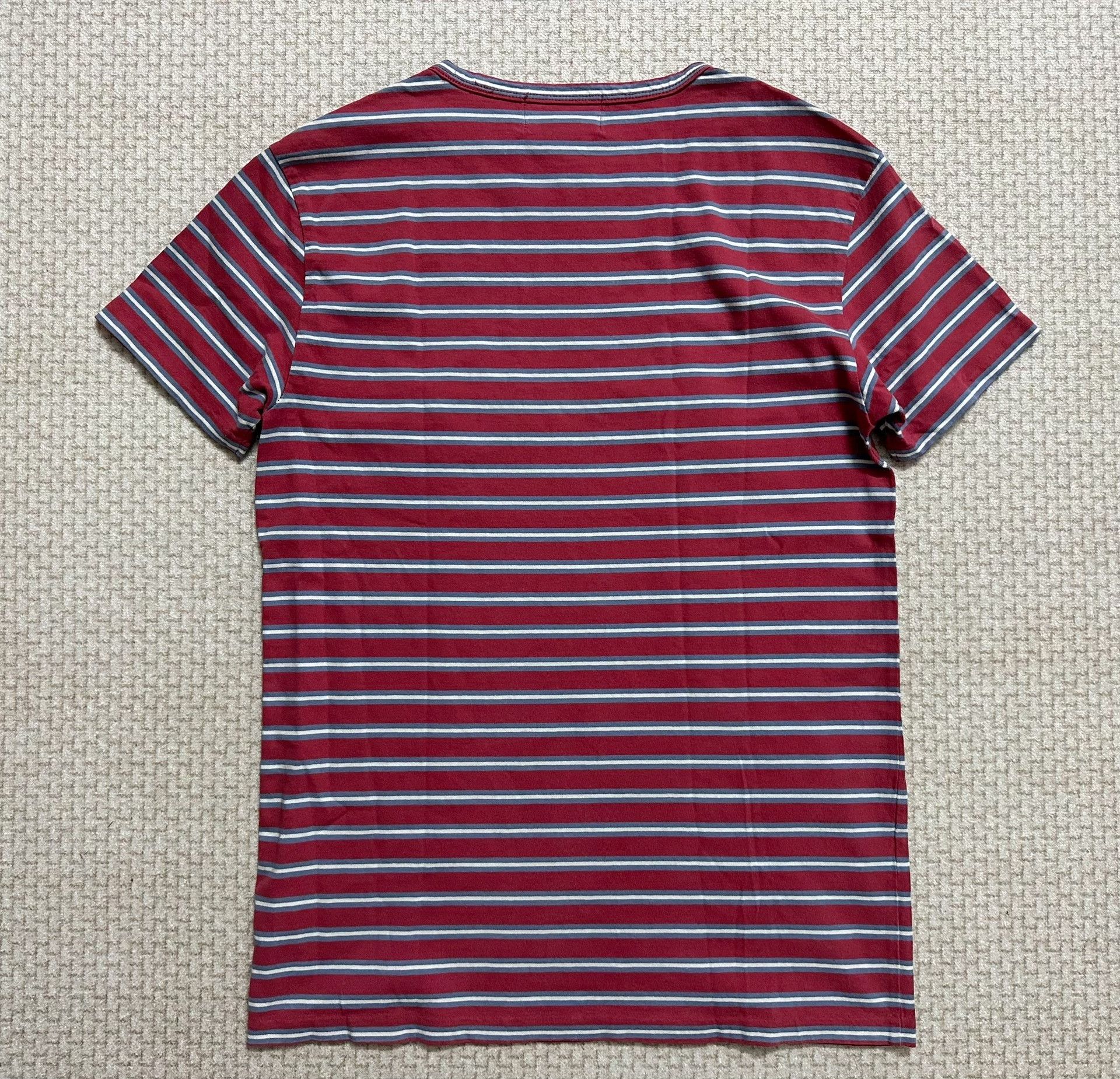 RRL Ralph Lauren RRL Vintage Flag Embroidered T-shirt Size US XS / EU 42 / 0 - 2 Thumbnail
