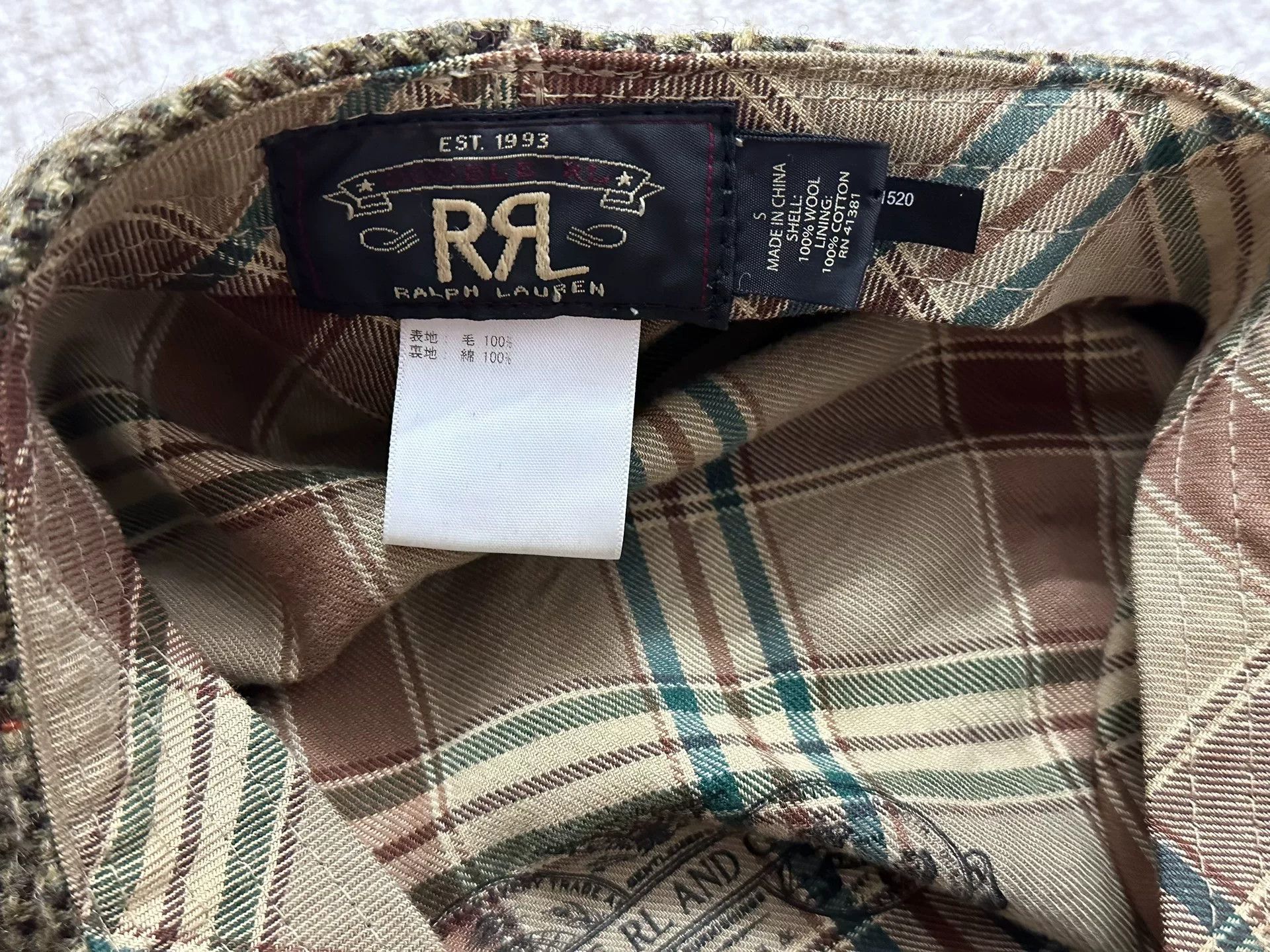 RRL Ralph Lauren RRL Double RL Houndstooth Wool Beret Size ONE SIZE - 8 Thumbnail